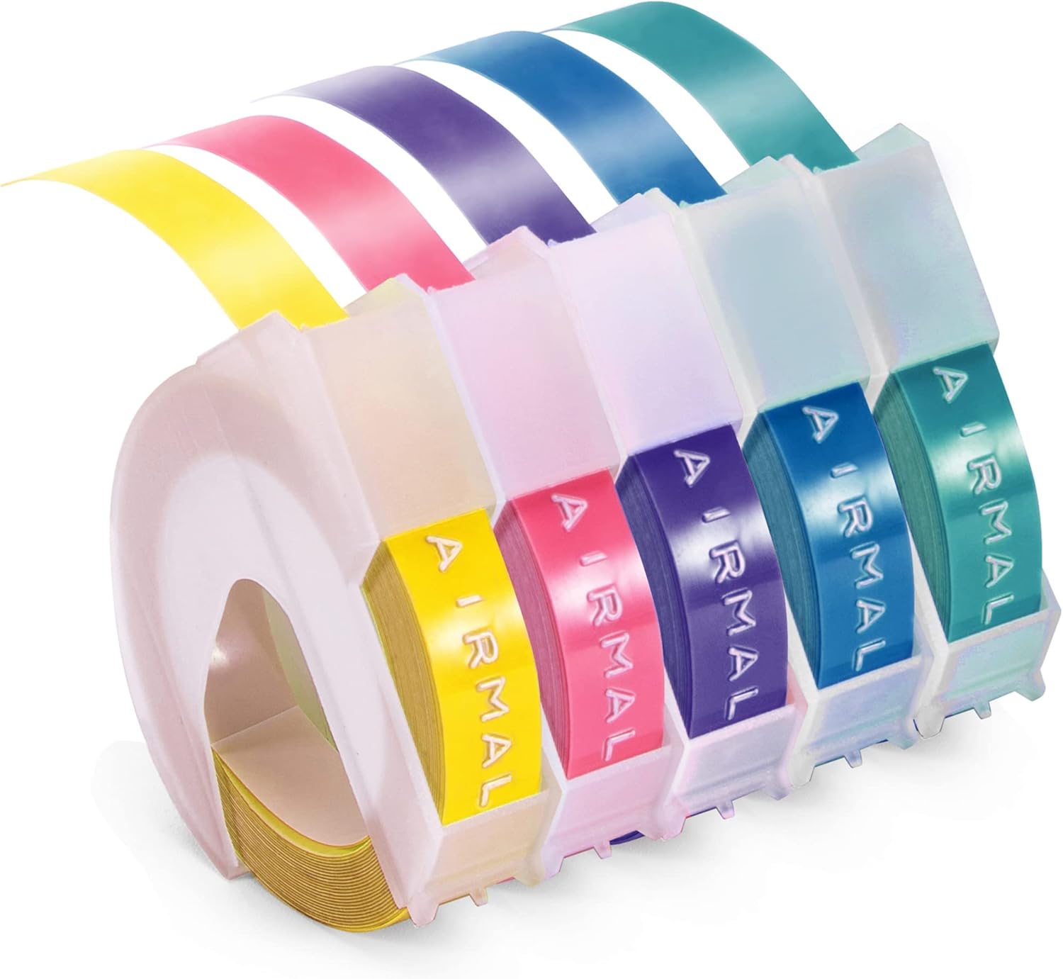 Airmall Compatible Omega Label Tape Compatible for Dymo Embossing Tape 9mm 3D La...