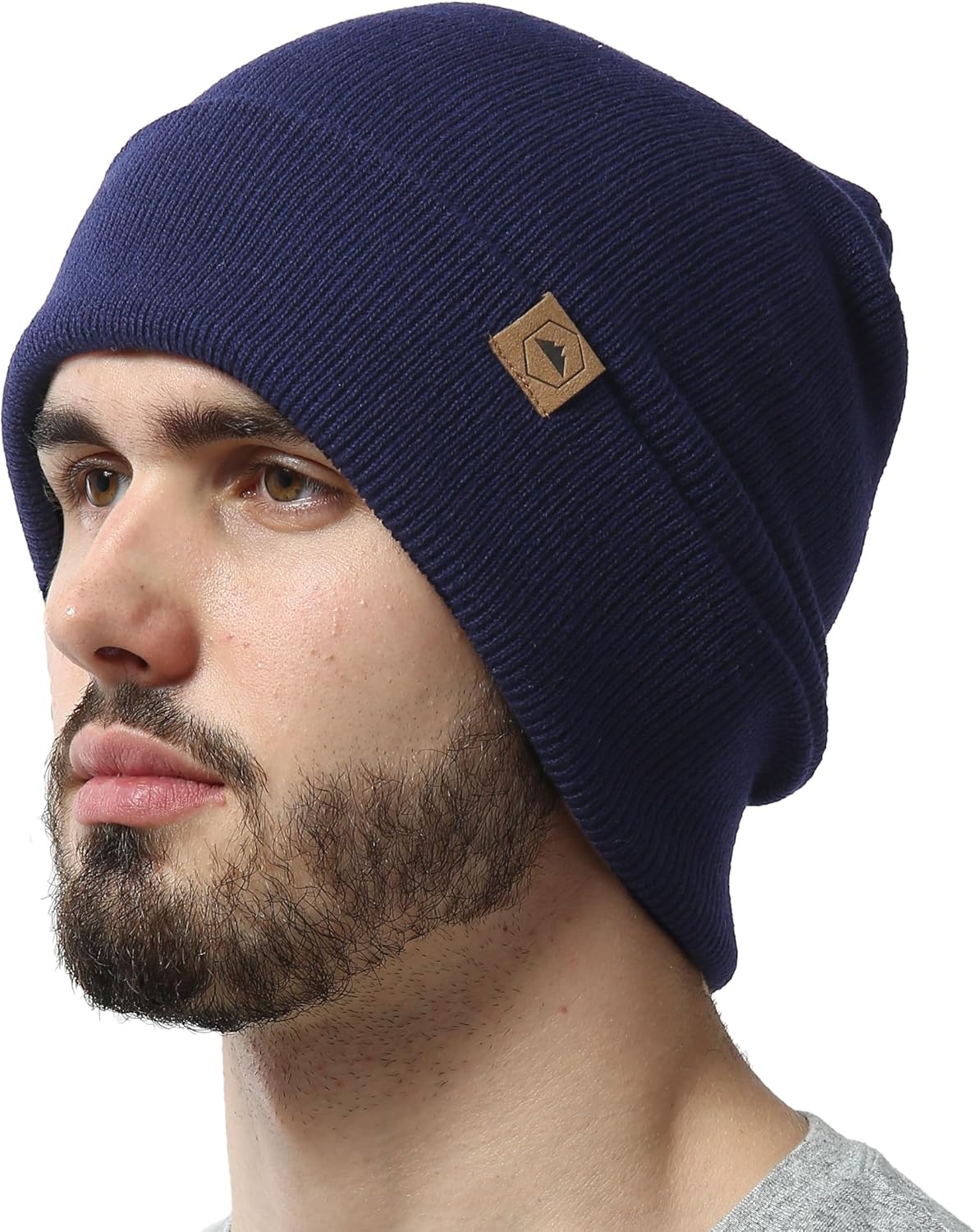 Tough Headwear Beanie, Special Robust Hat with Cuffs for Men, Innovative One Siz...
