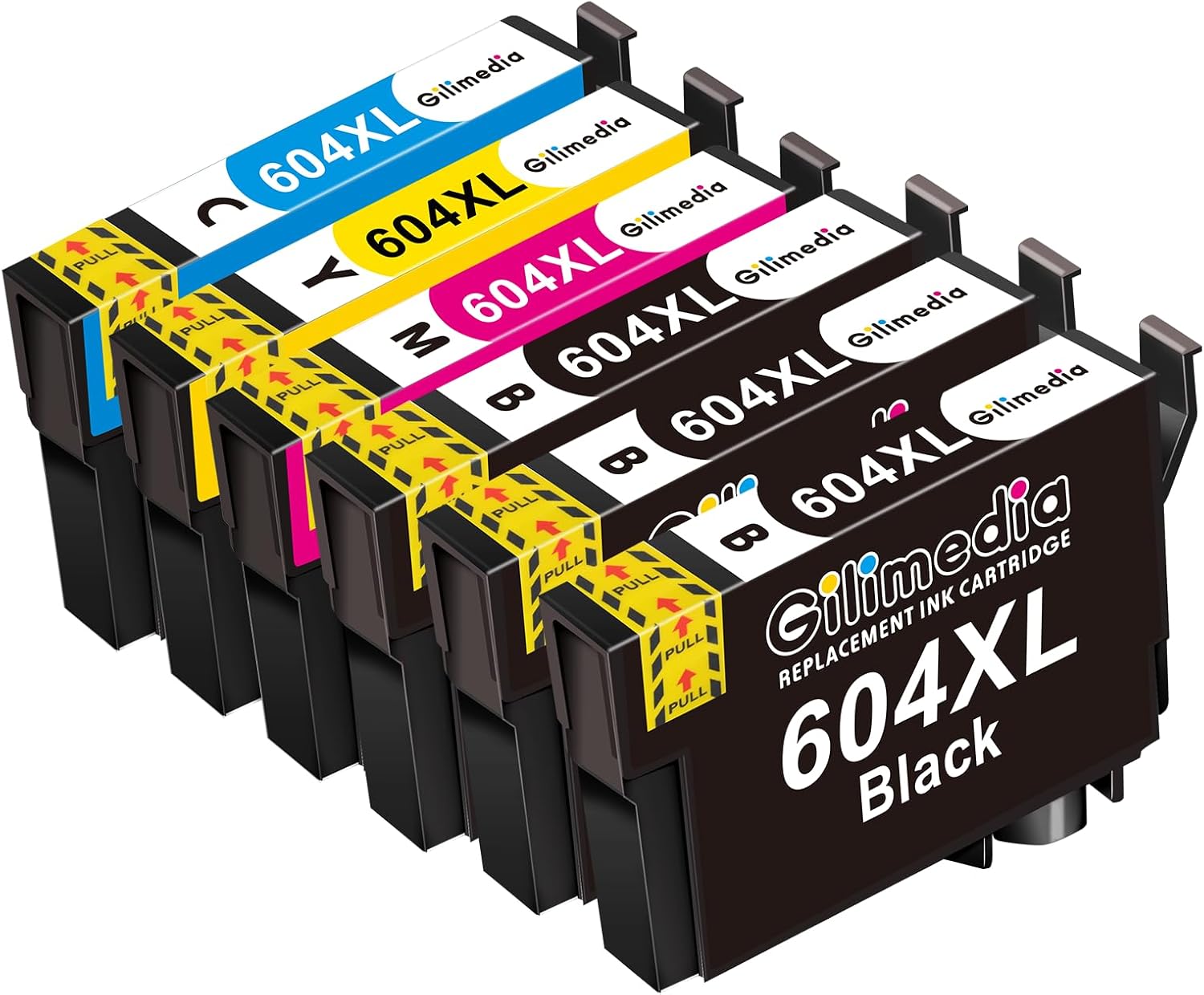 GILIMEDIA 604XL Ink Cartridges, Exclusive Ink Cartridges Replacement for Epson,...