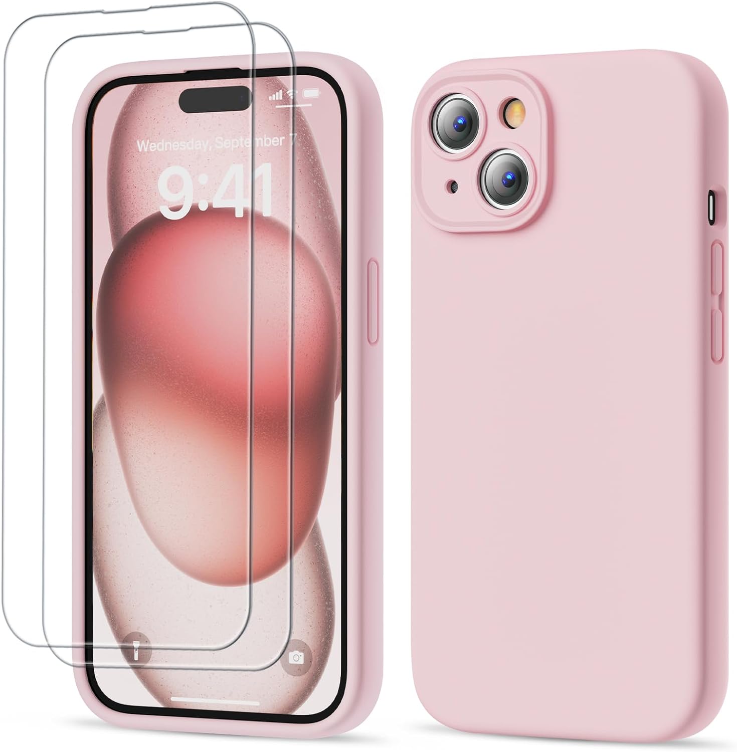 GOODVISH 3 in 1 iPhone Case, Special Premium Silicone Phone Cover with Upgraded...