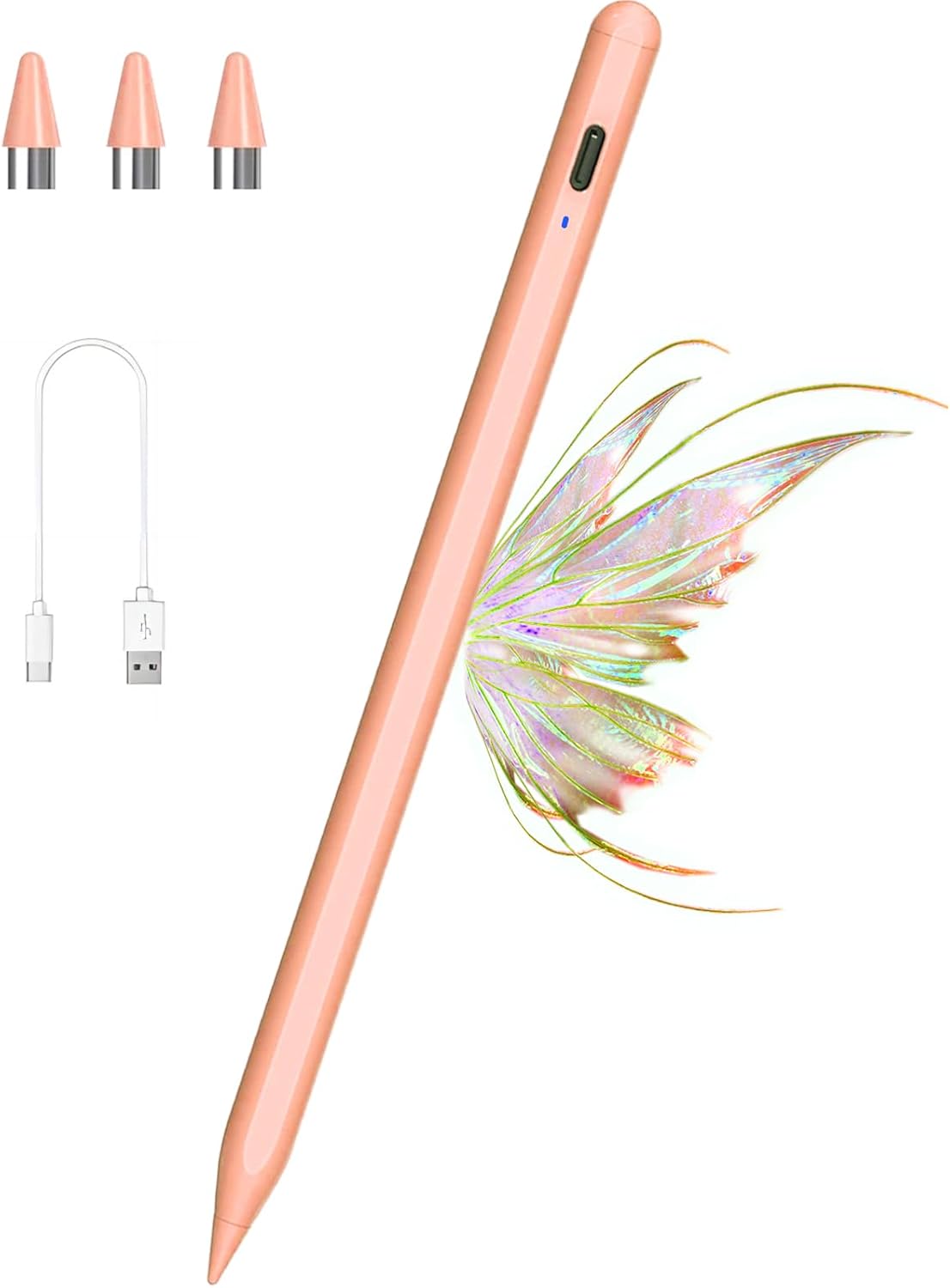 Stylus Pens for Touch Screens POM Tip Magnetic, Kenkor iPad Pen Rechargeable Dig...