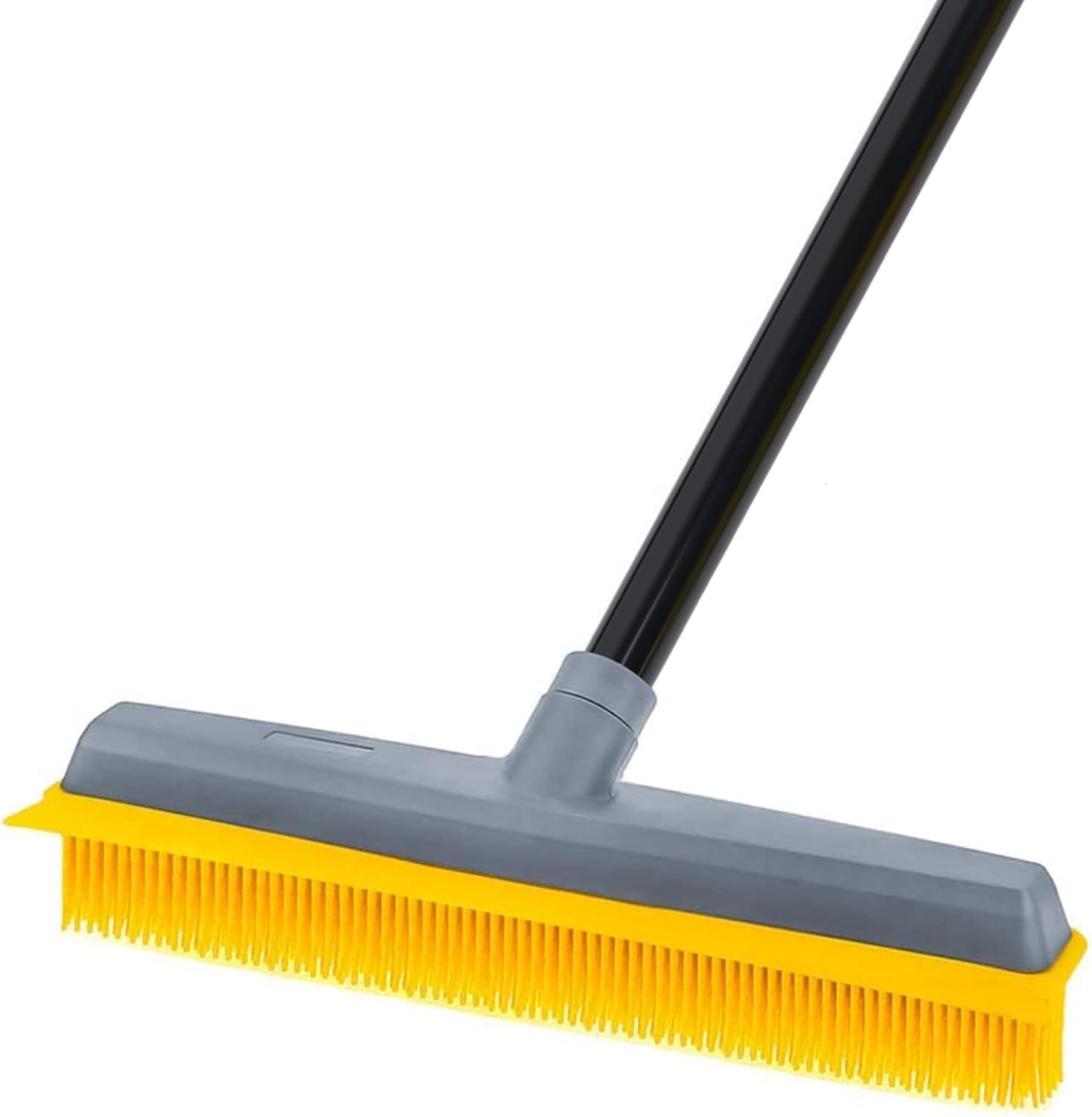 Rubber Floor Brushes, Artificial Grass Cleaner Brush with 150 CM Long Handle,Ind...