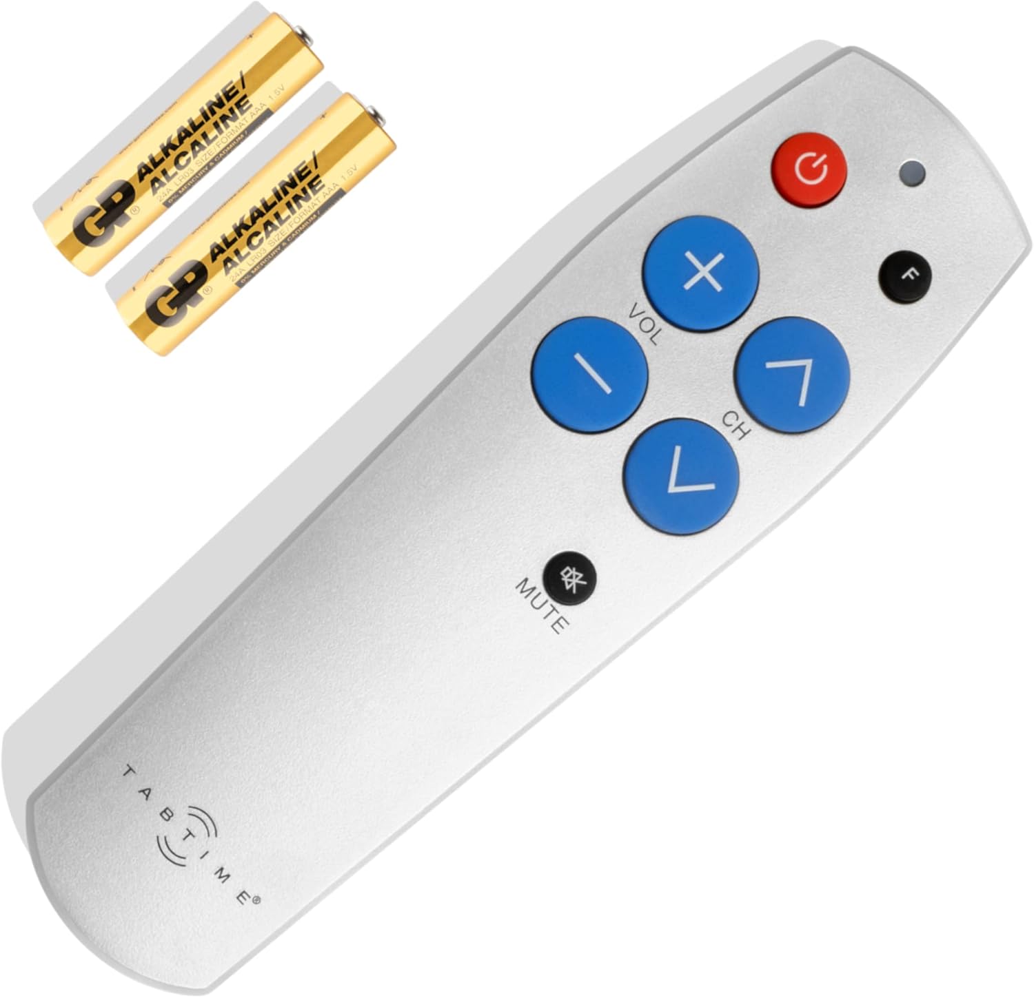 TabTime Big Button TV Remote Control - Easy to Use and Set Up - Universal - Basi...