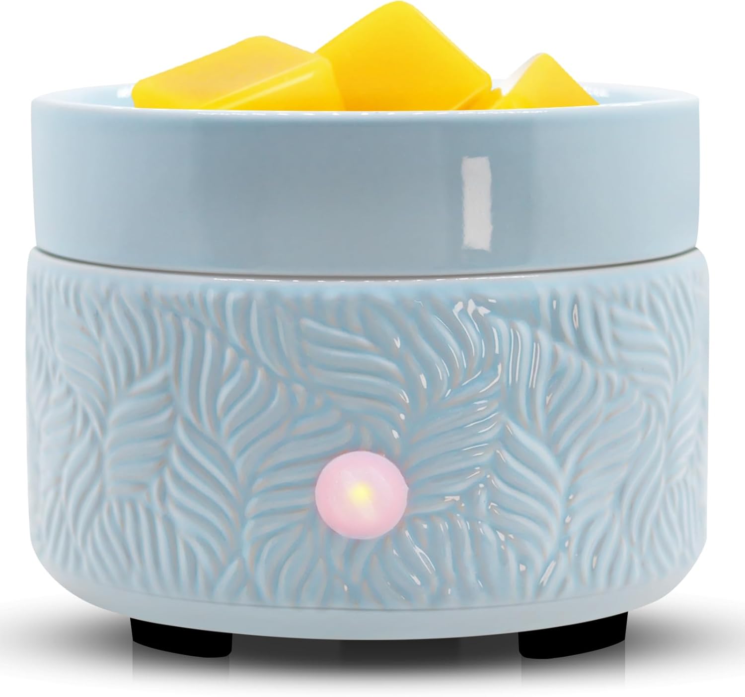 Electric Wax Melts Burner Ceramic Wax Melts Warmer 3-in-1 Scented Candle Wax Mel...