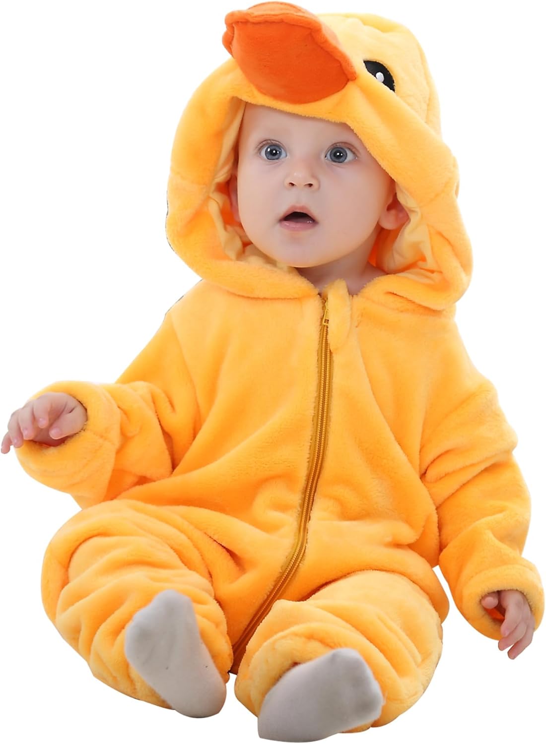 COOKY.D Unisex Romper, Special Winter Hooded Jumpsuit, Unique Outfit for 2-36 Mo...