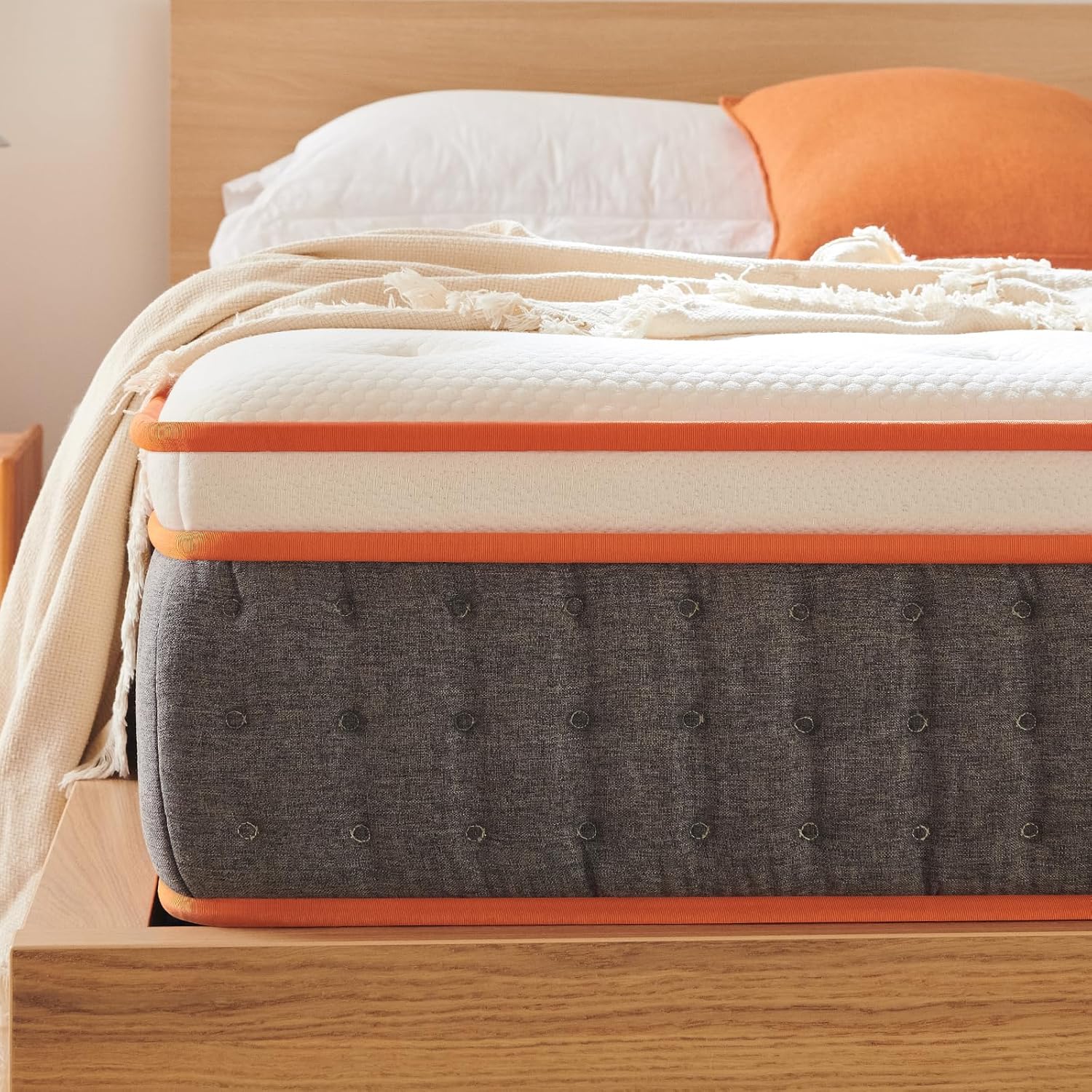IYEE NATURE King Mattress, Special Hybrid Mattress With Comfort Foam, High-Quali...