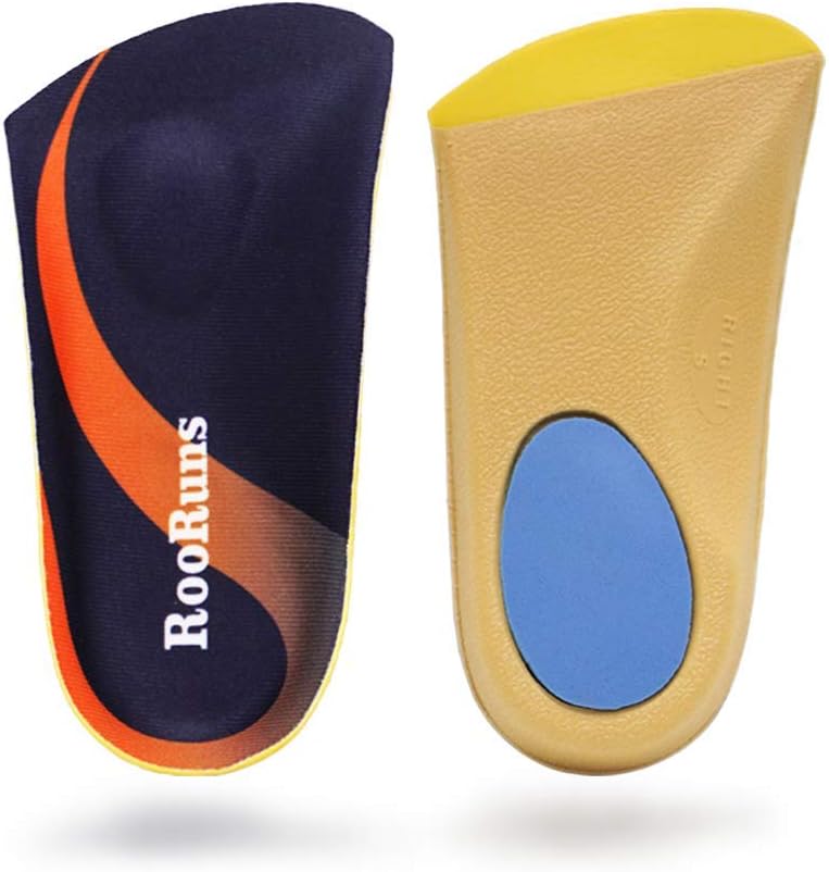 Orthotic Inserts 3/4 Length, Plantar Fasciitis Insoles with Metatarsal Pads Heel...