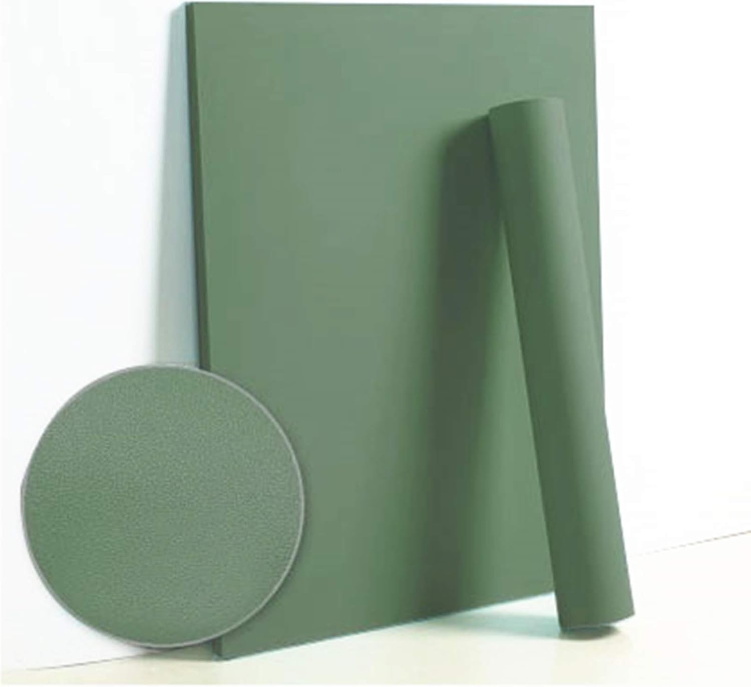 Dimoon 118''x17.7'' Green Peel and Stick Wallpaper Contact Paper Modern Self Adh...