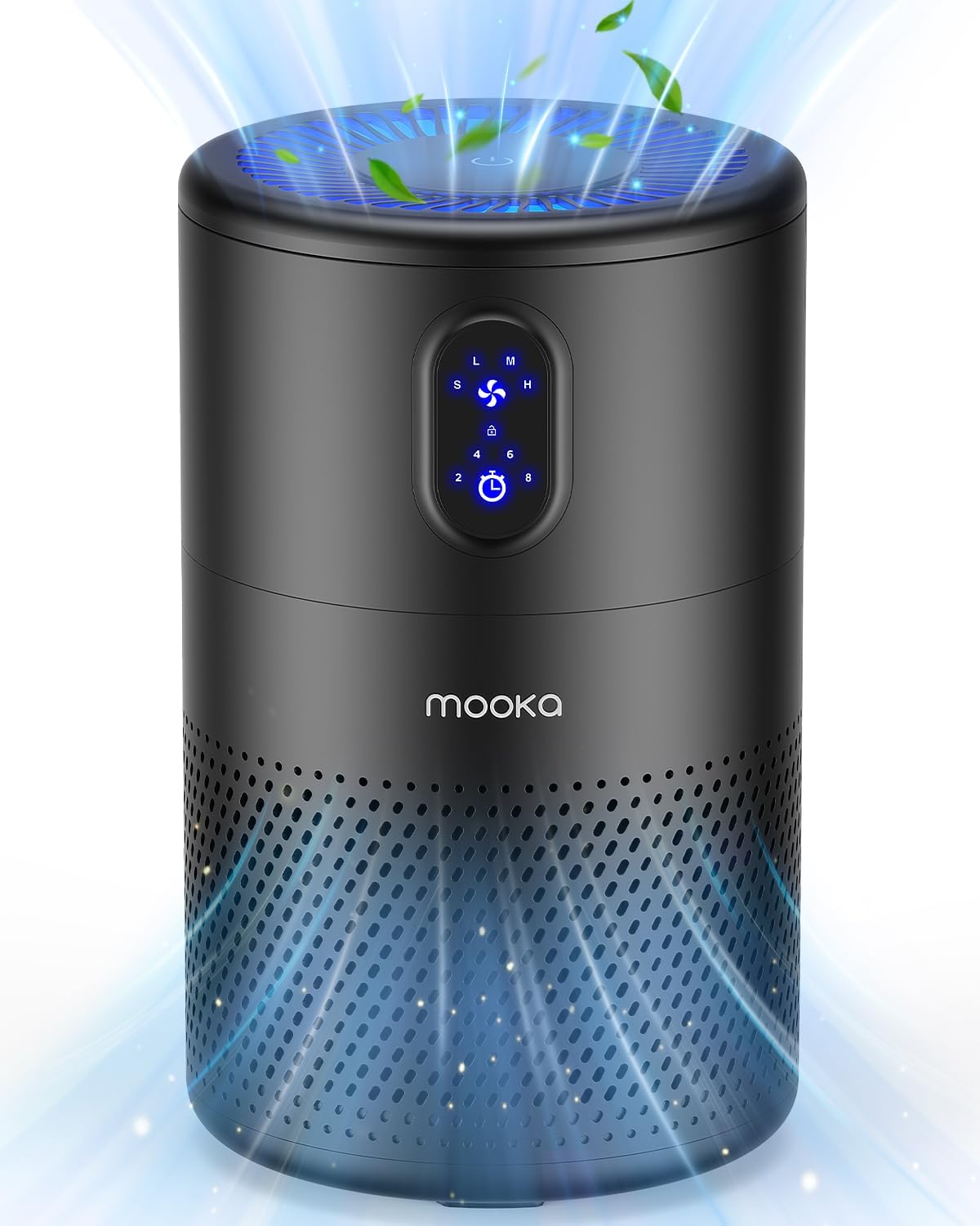 Air Purifier for Home Pets Hair in Bedroom, Covers Large Room Up to 1250 ft², Mo...