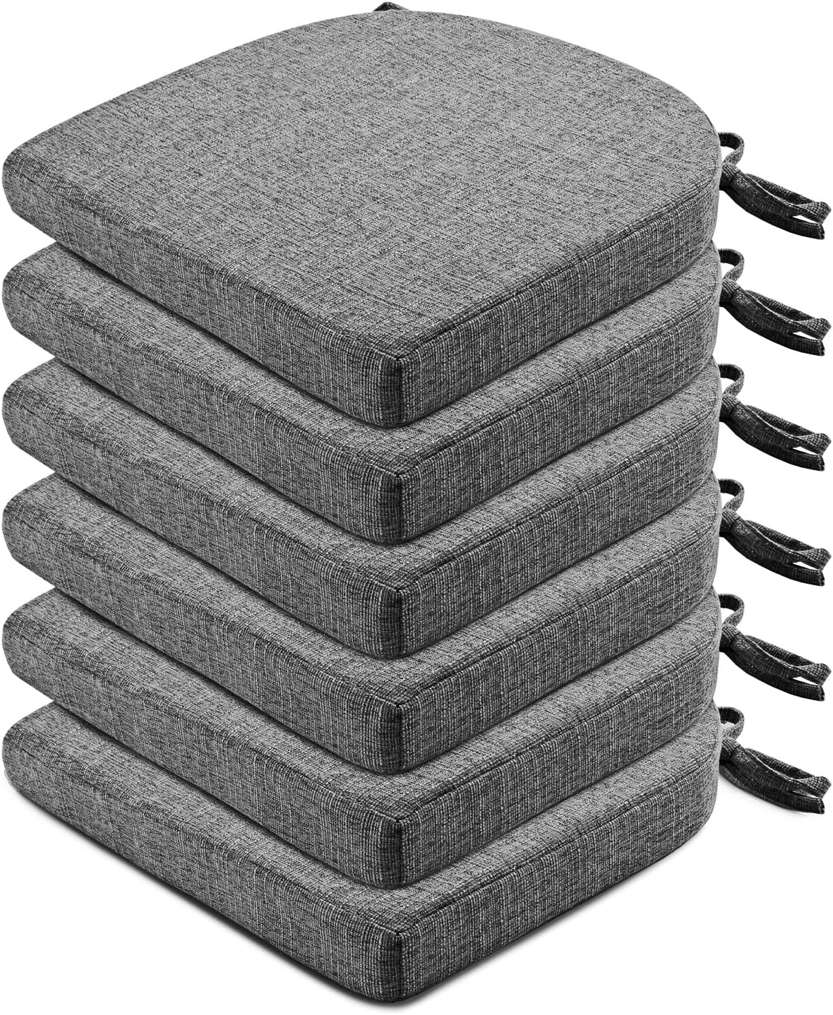 Kitchen Chair Cushions, Special Chair Pads 6 Pack for Dining Chairs, Innovative...