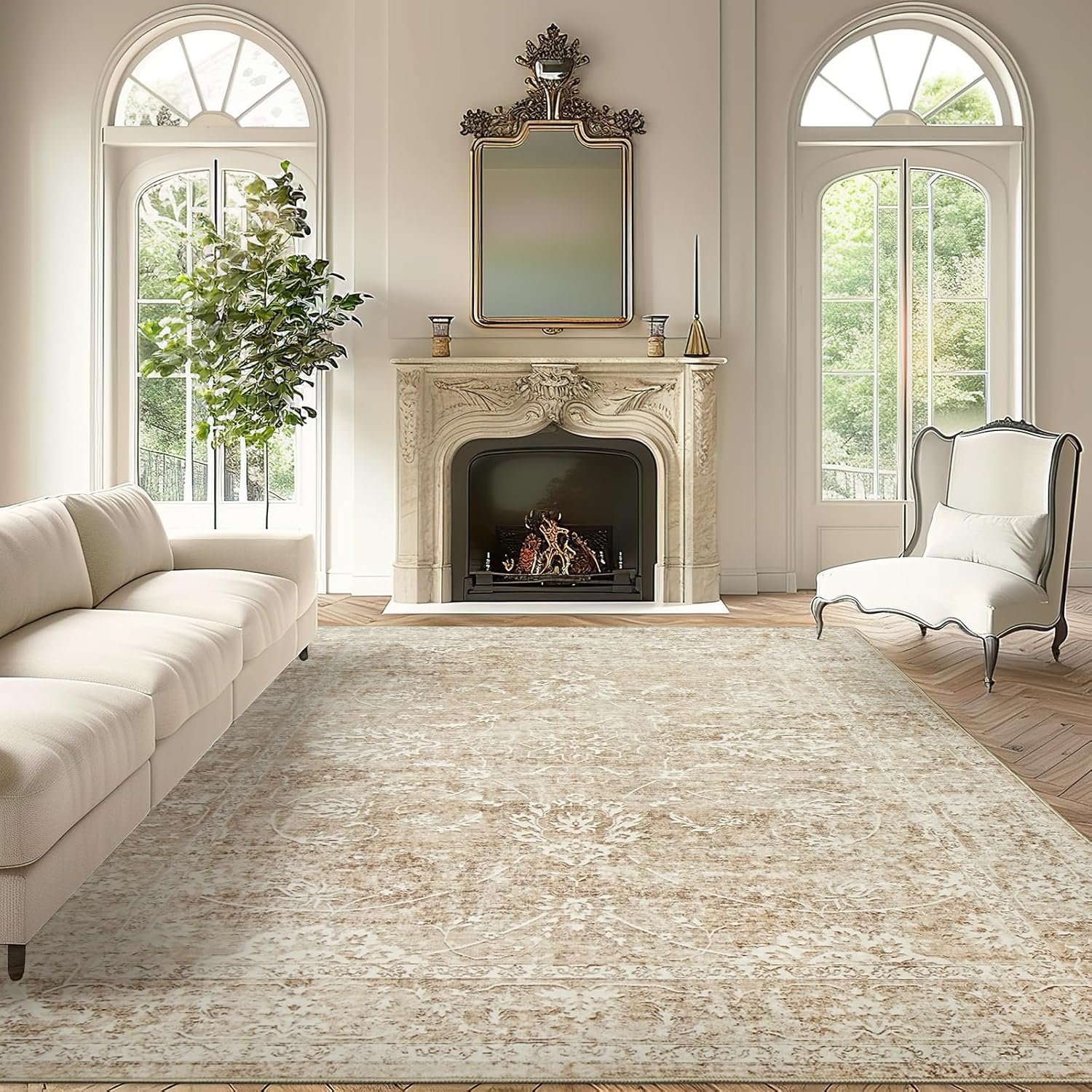 Madane 8x10 Area Rugs for Living Room, Anti-Slip Backing Area Rugs 8x10, Machine...