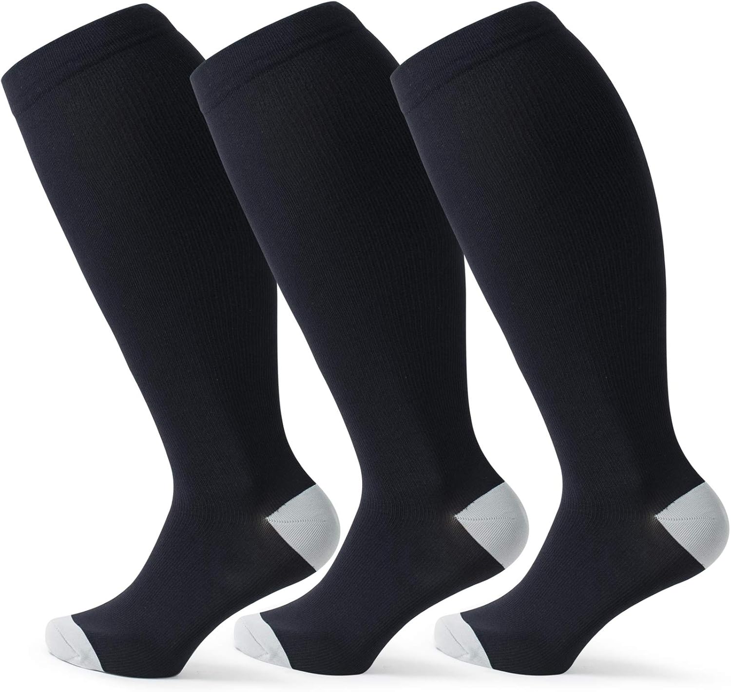 Wide Calf Compression Socks for Women & Men Extra Large Size Support Socks for N...