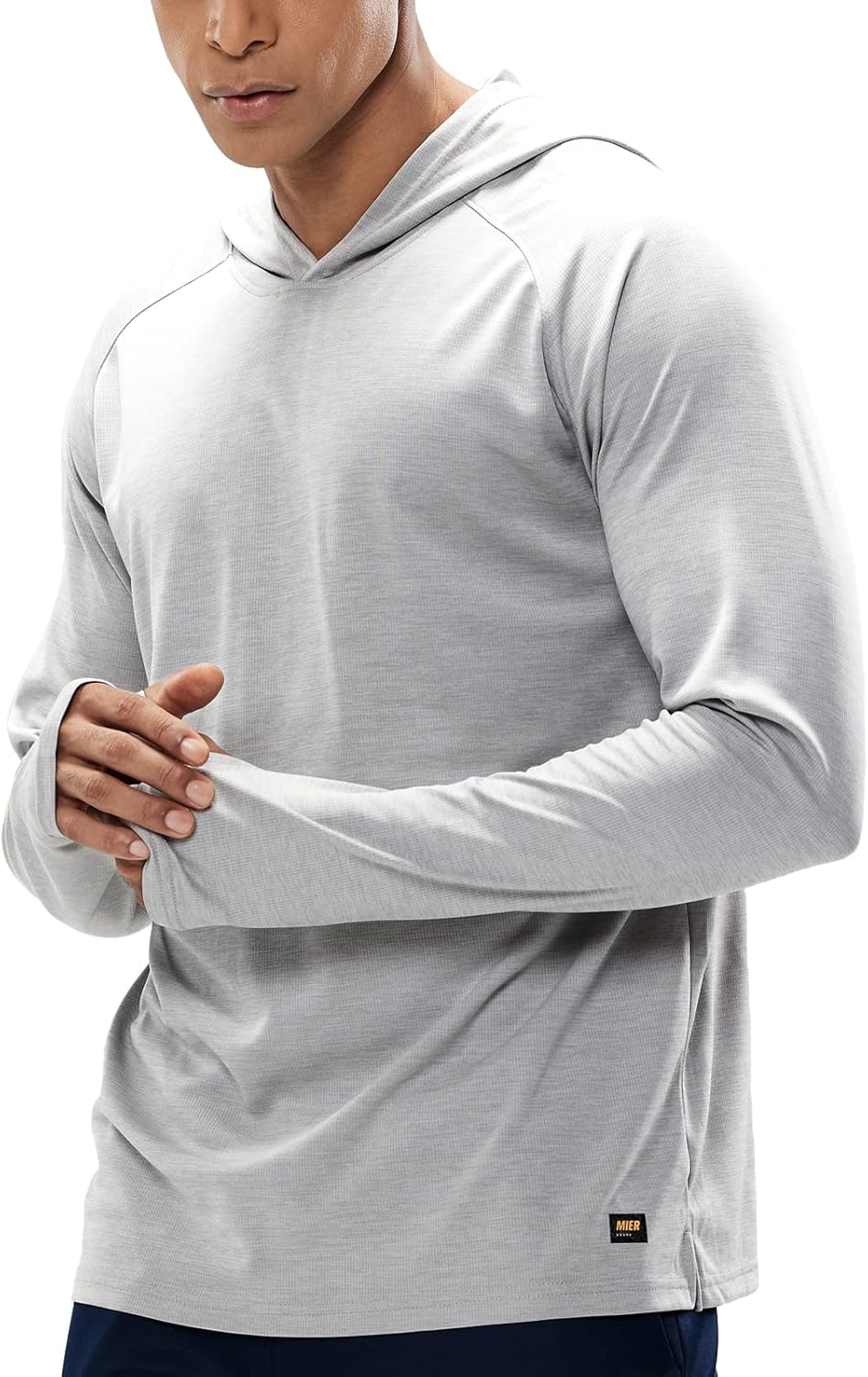 MIER Men's UPF 50+ Sun Protection Hoodie Long Sleeve SPF Fishing Hiking Running...