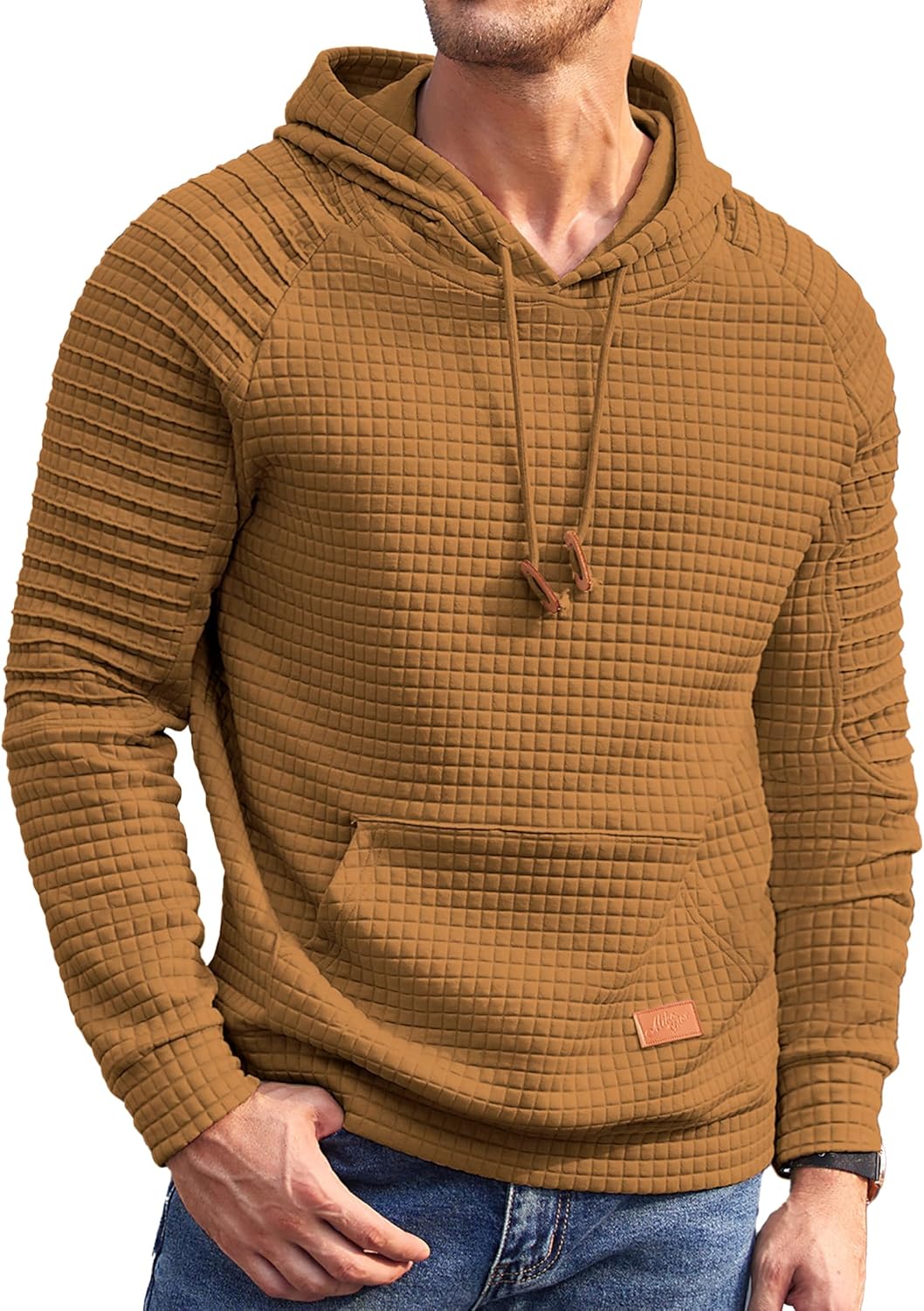 COOFANDY Men's Hoodies, Special Pullover Sweatshirt with Long Sleeve Design, Inn...