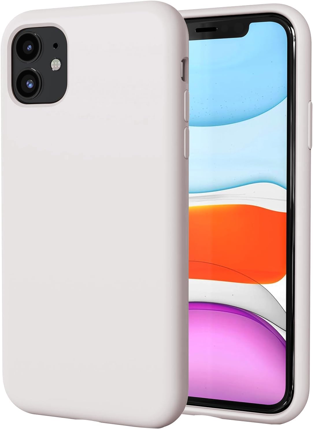 TAXXOE Silicone Case with iPhone 11 Case Soft Ultra Slim Protective Shockproof L...