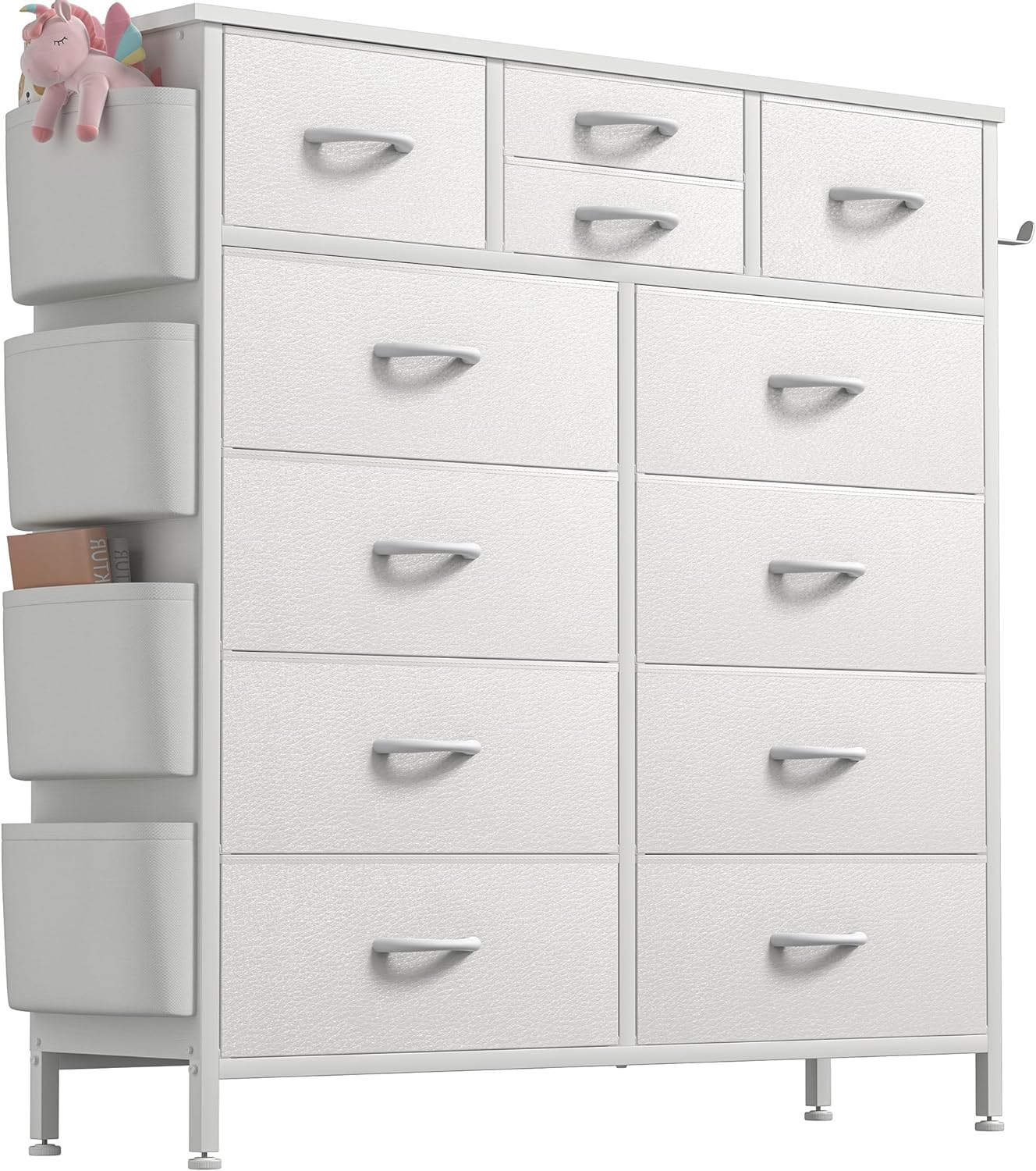 Lulive Dresser for Bedroom with 12 Drawers, Tall Dresser Chest of Drawers with S...