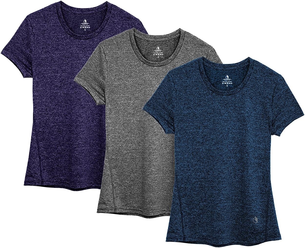 icyzone Women's Workout, Special Activewear Running T-Shirt, High-Quality Yoga G...