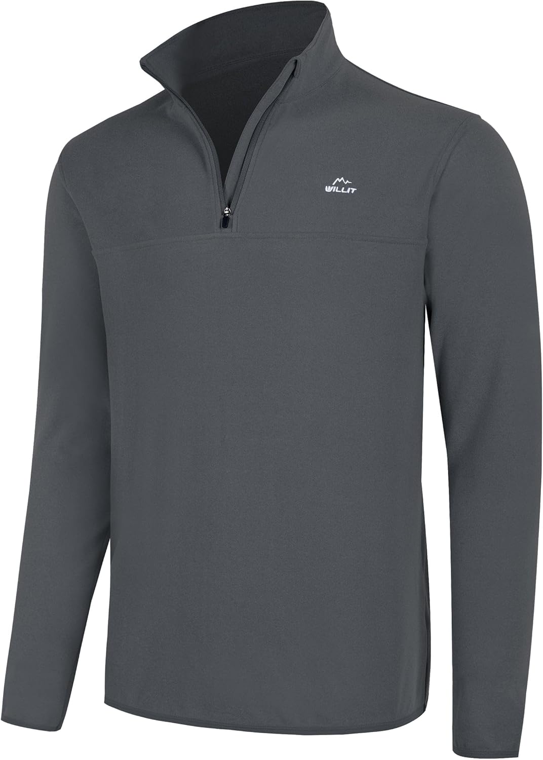 Willit Men's Fleece Pullover, Special Winter Shirts, Sustinable Long Sleeve Quar...