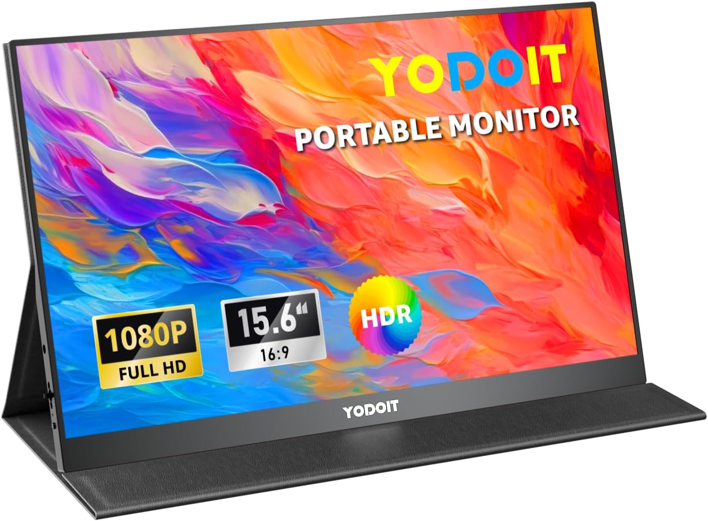 Yodoit Portable Monitor for Laptop 1920×1080 15.6" FHD Travel Monitor Screen IPS...