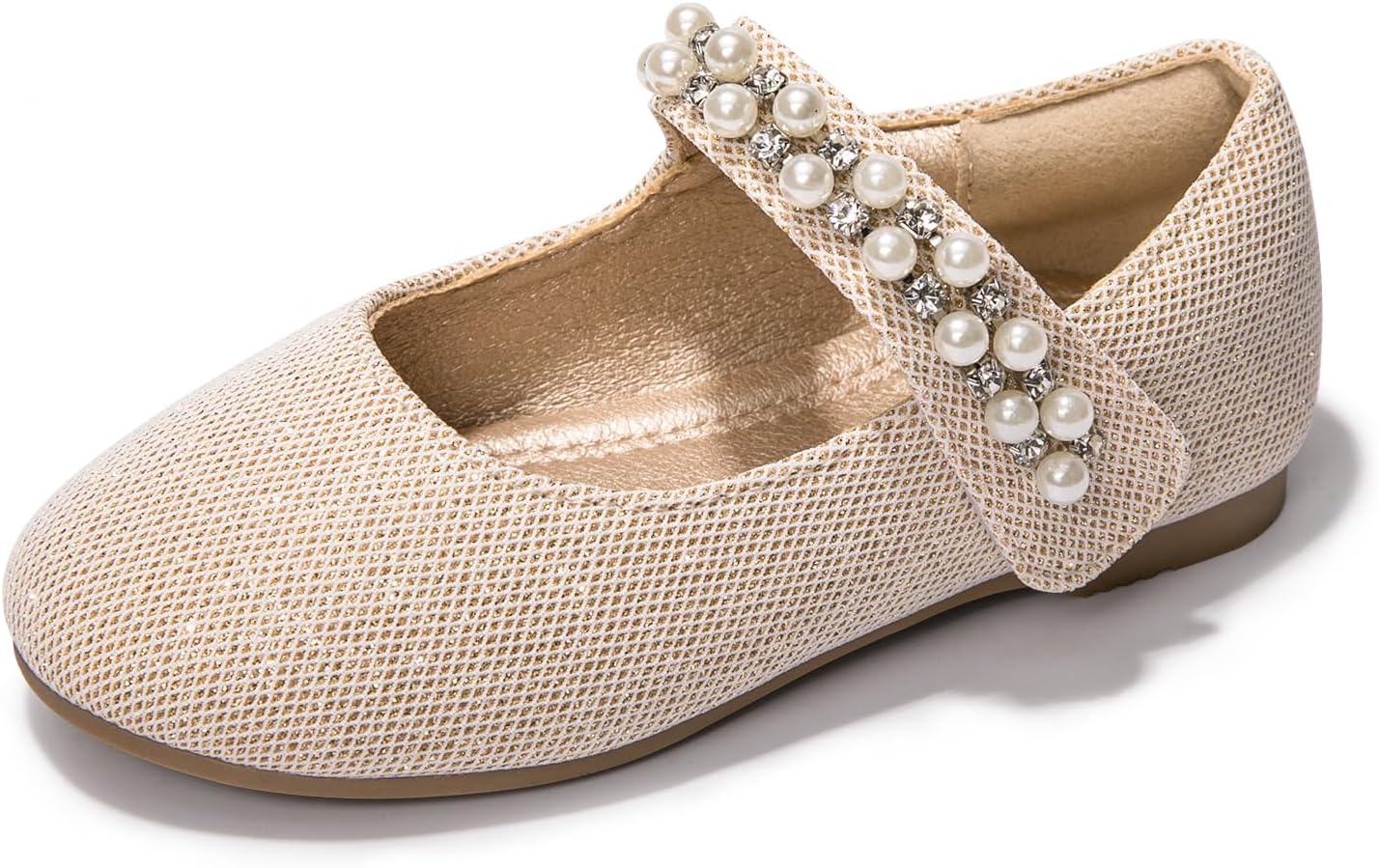 FUNKYMONKEY Toddler/Little Girl Mary Jane Dress Shoes Casual Slip on Ballet Flat...