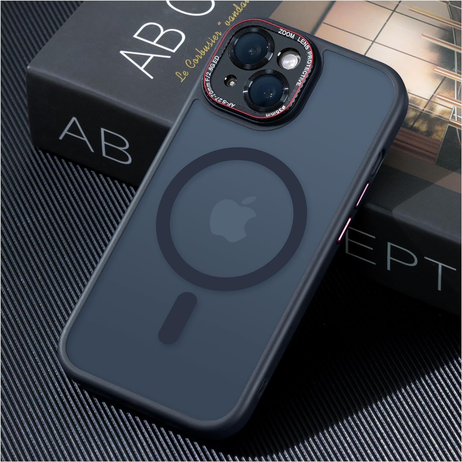 JUESHITUO iPhone 15 Plus Case, Special MagSafe Integrated Camera Lens Protection...