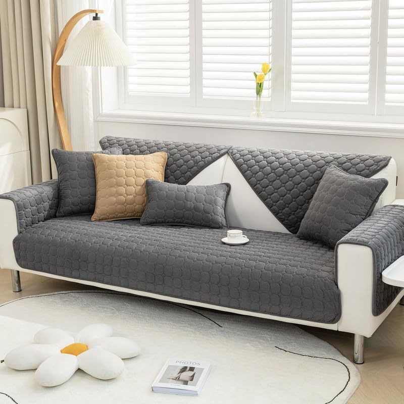 Special Topchances Soft Corduroy Sofa Cover, Innovative Non-Slip Couch Covers 1...