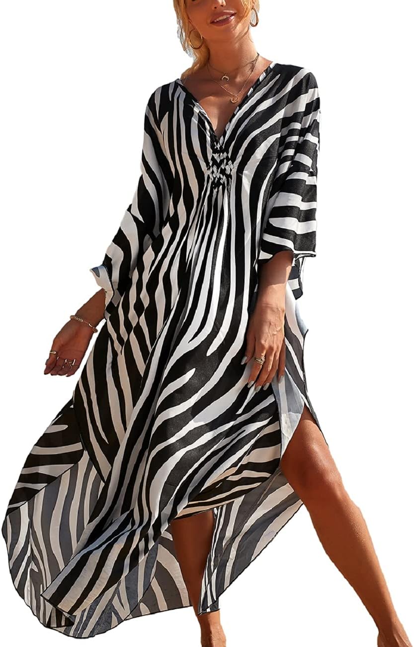 Bsubseach Kaftan Dress, Special Dress for Women Plus Size, Affordable Swimsuit C...