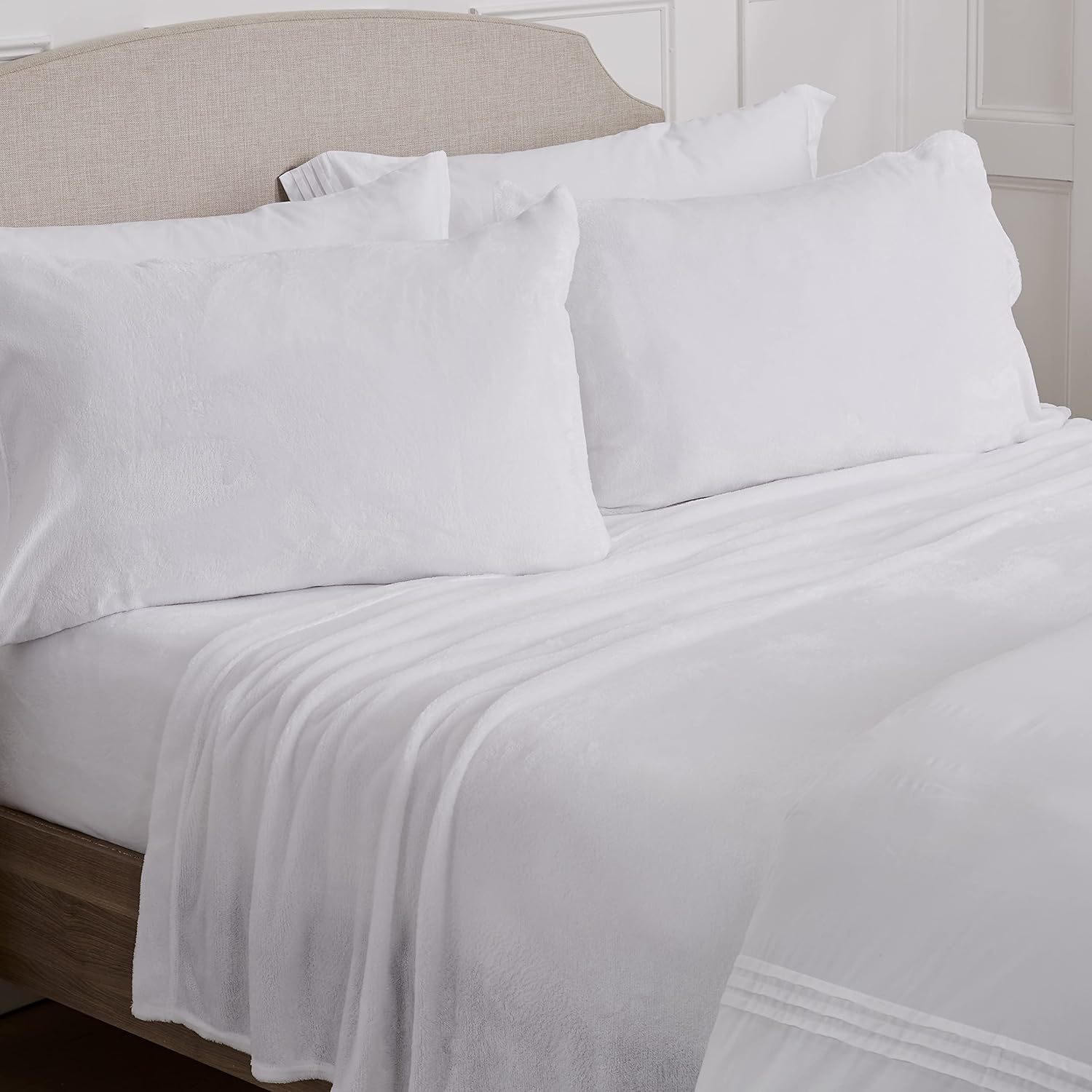 NY Loft Ultra Soft Micro Fleece Sheets Set with Extra Deep Pockets | Extra Soft...