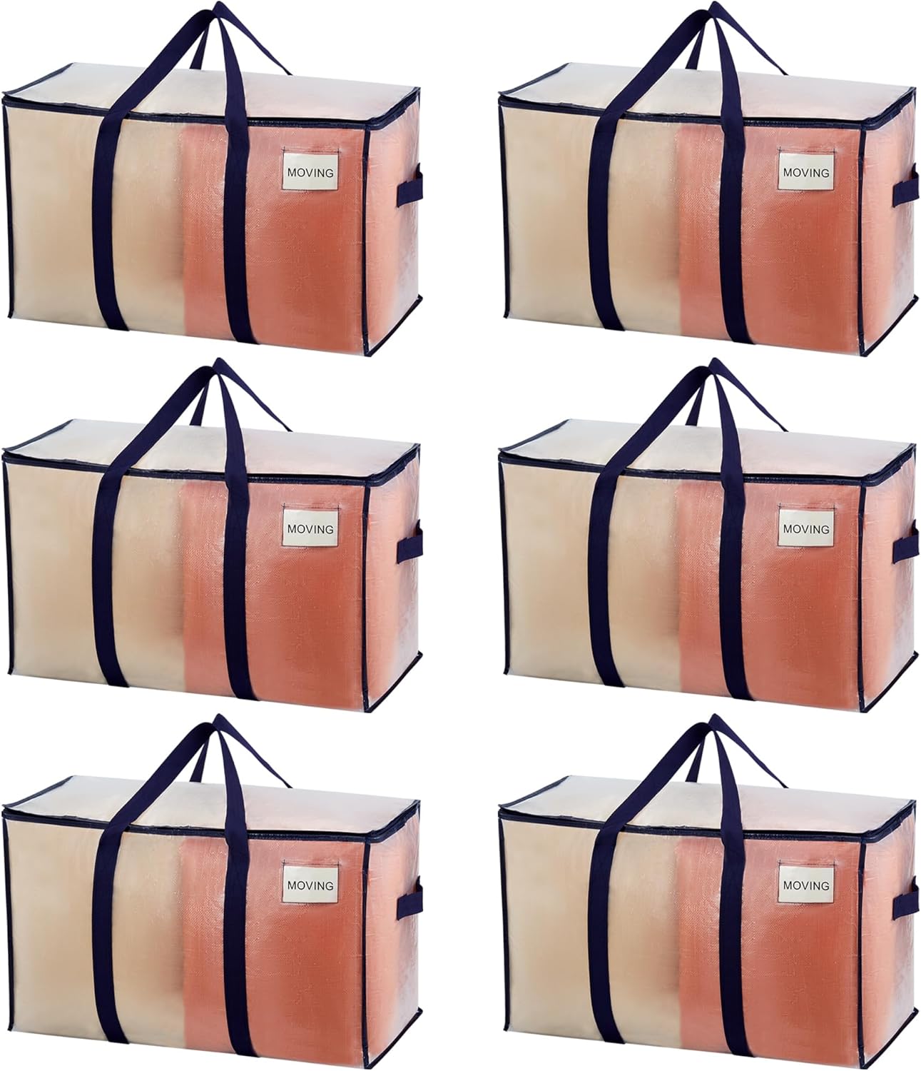 VENO 6 Pack Moving Bags, Moving Supplies, Moving Boxes, College Packing Storage...