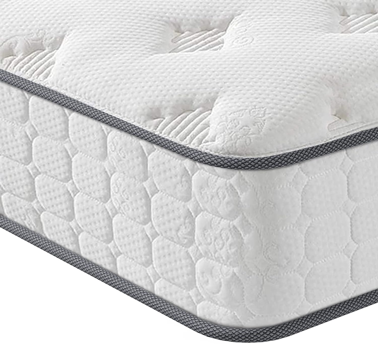 Vesgantti Queen Size Mattress, 10 Inch Innerspring Multilayer Hybrid Mattress, E...