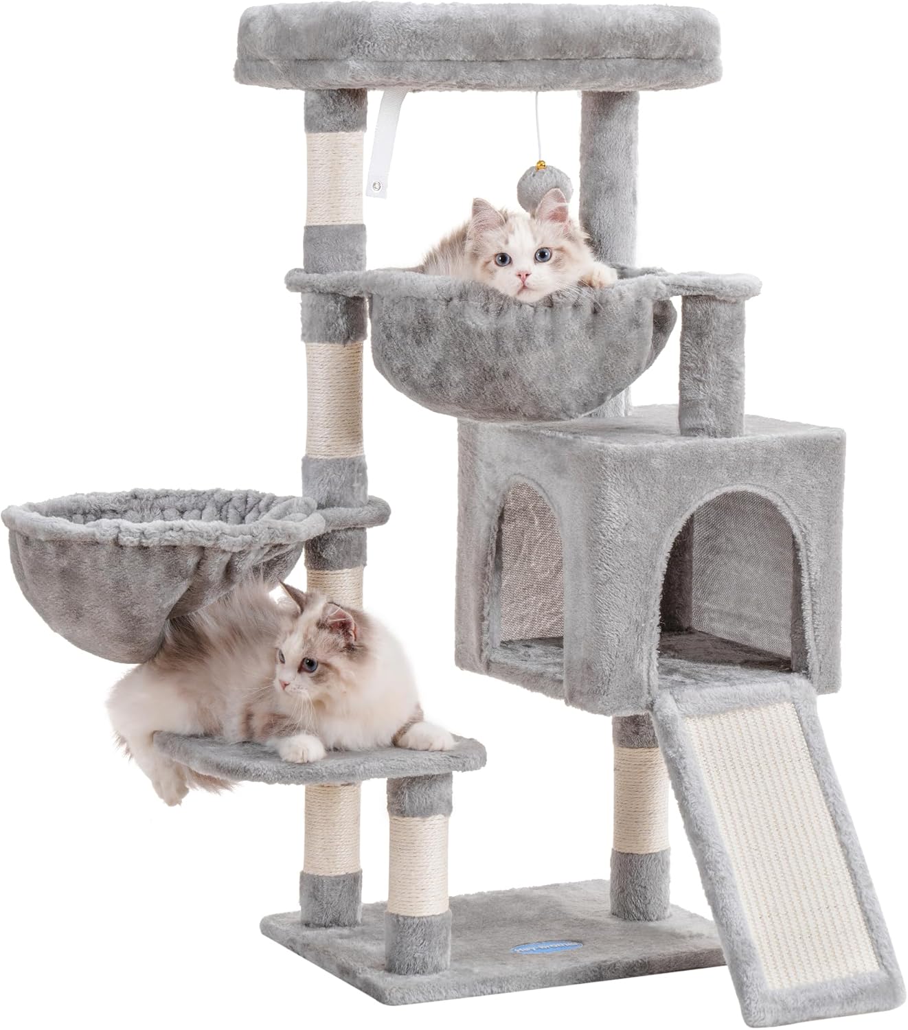 Hey-brother Cat Tree, Cat Tower for Indoor Cats, Cat House with Large Padded Bed...