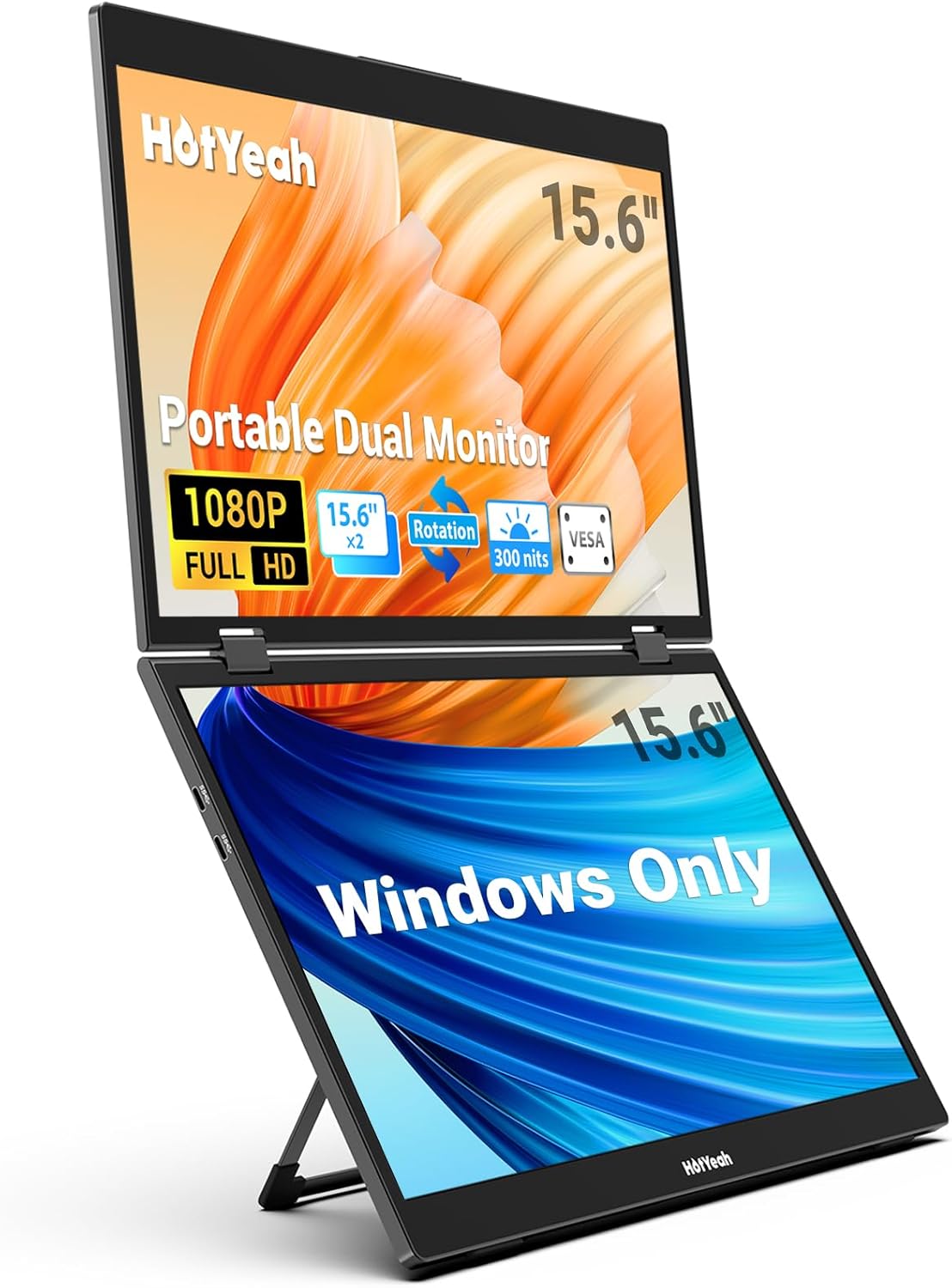 HotYeah Triple Laptop Screen Extender, 15.6" 1080P...