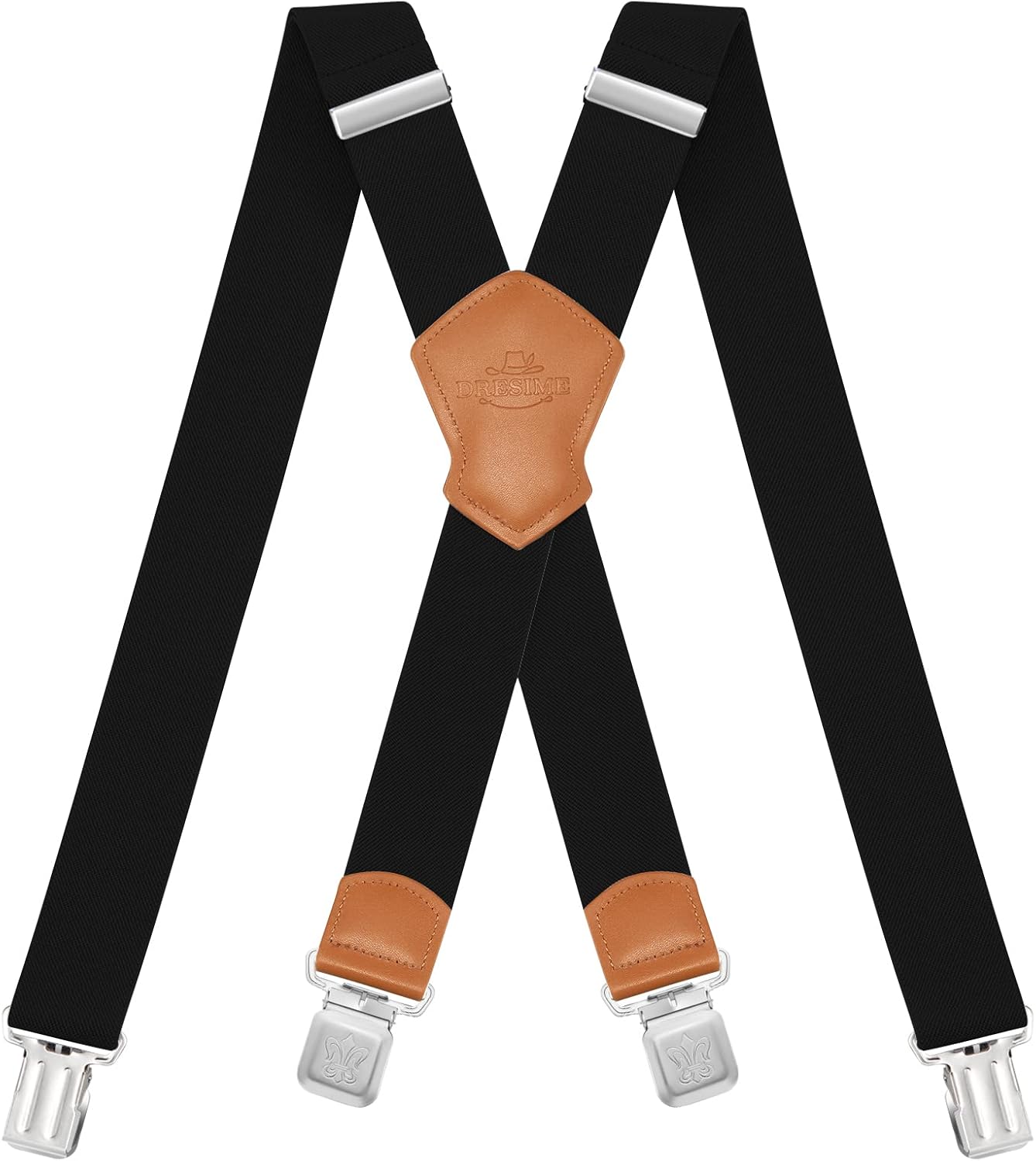 Dresime Suspender Mens Braces, Special Heavy Duty Suspenders for Trousers and Ov...