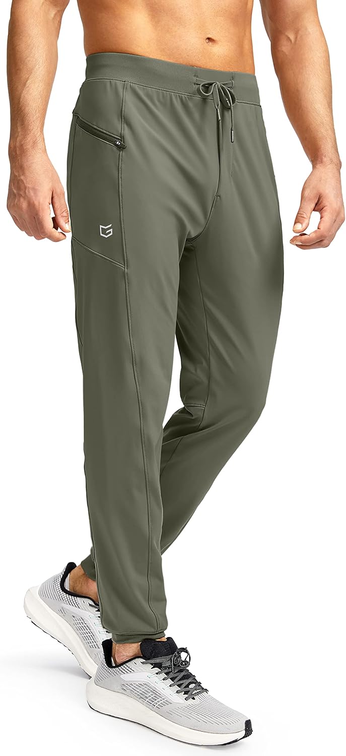 G Gradual Joggers, Special Men's Joggers with Zipper Pockets, High-Quality Stret...
