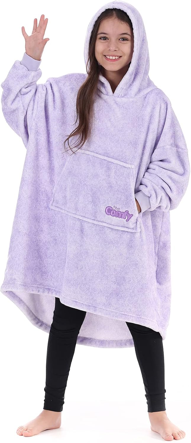THE COMFY Dream JR | Oversized Light Microfiber Wearable Blanket for Kids, Seen...