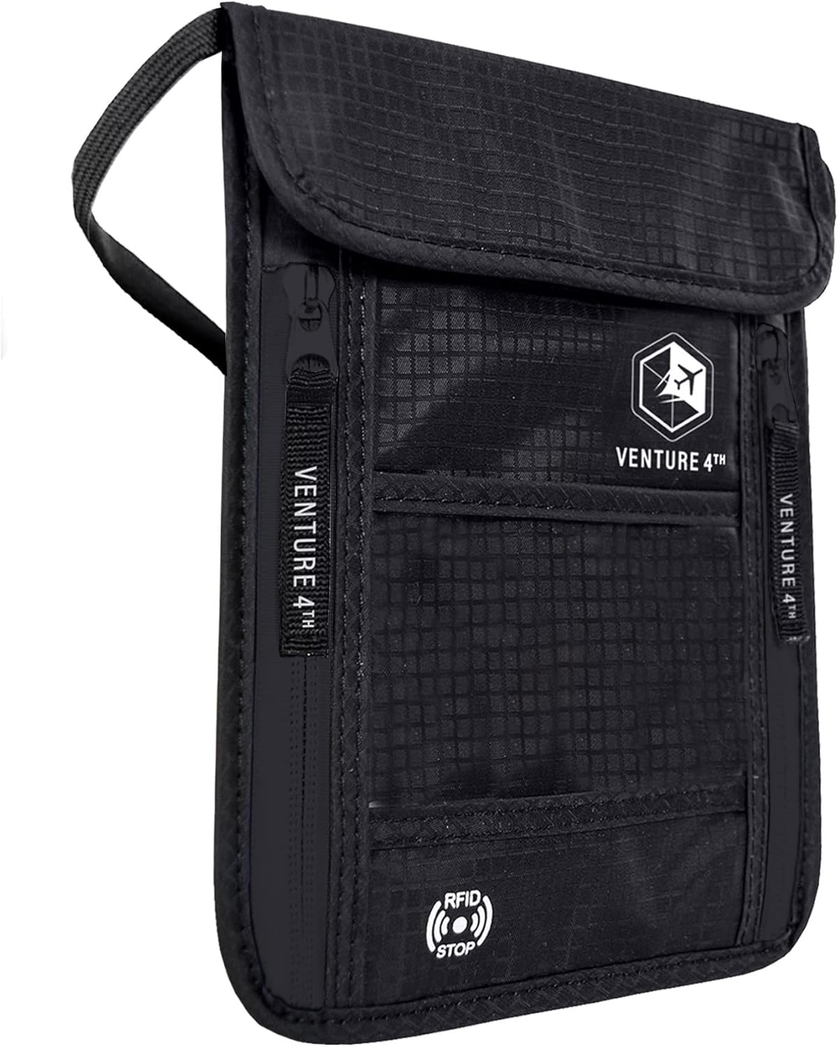 Travel Neck Wallet with RFID Blocking – Passport Holder Neck Pouch for Men and W...