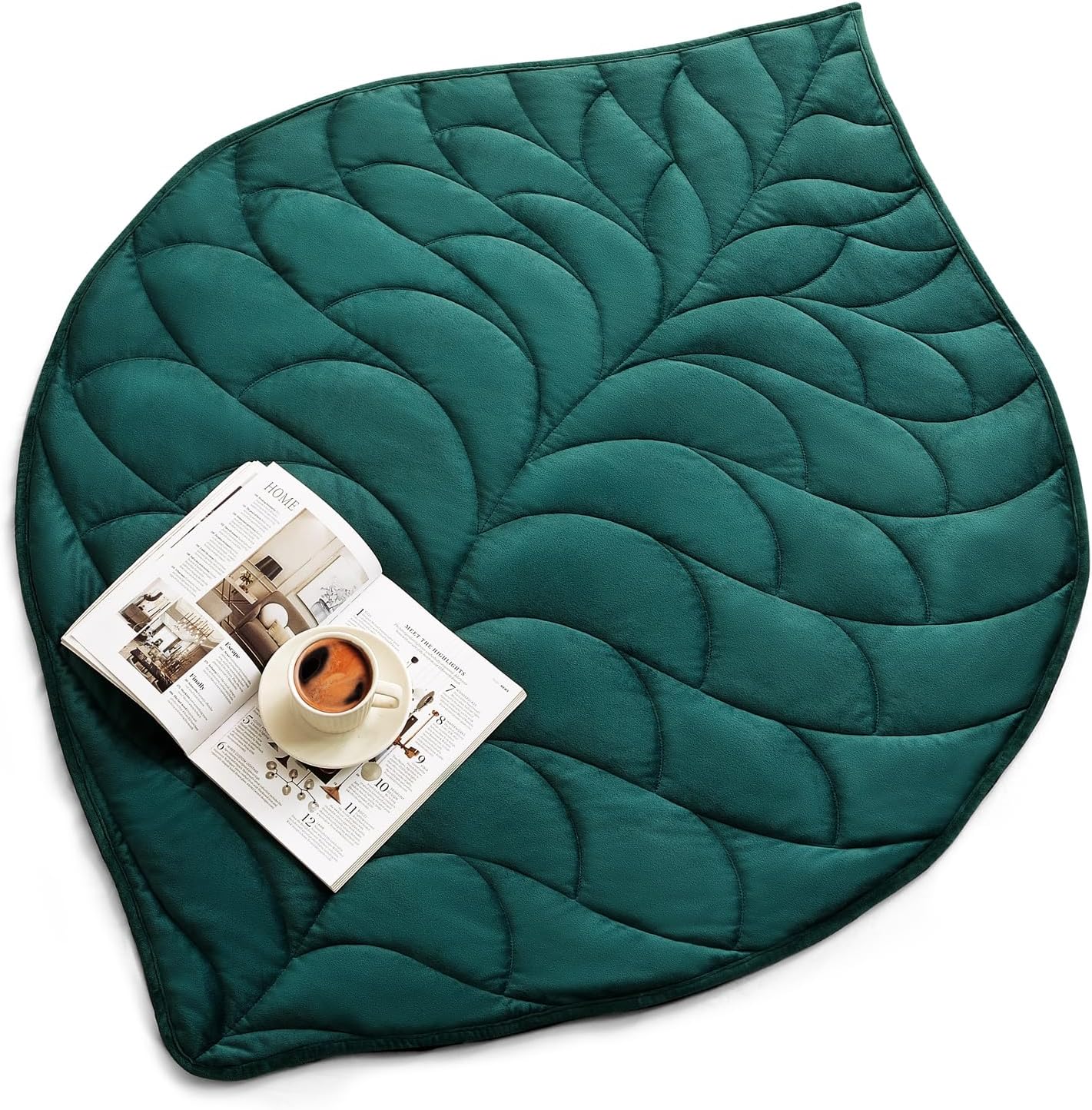 Kaisa Weighted Lap Blanket 7 lbs 41" x 53", Cozy Luxury Crystal Velvet Small Wei...