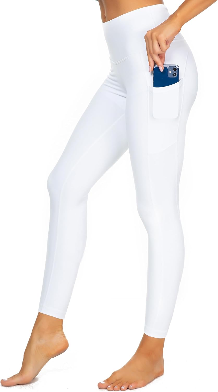 Kcutteyg Yoga Pants for Women with Pockets High Waisted Leggings Workout Sports...