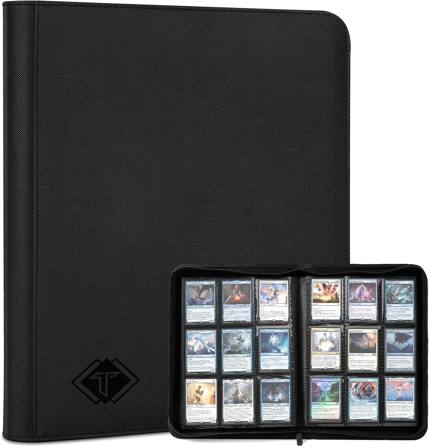 Card Binder for Trading Card 9 Pocket, TiopLior Zip MTG Card Binder with 432 Sid...