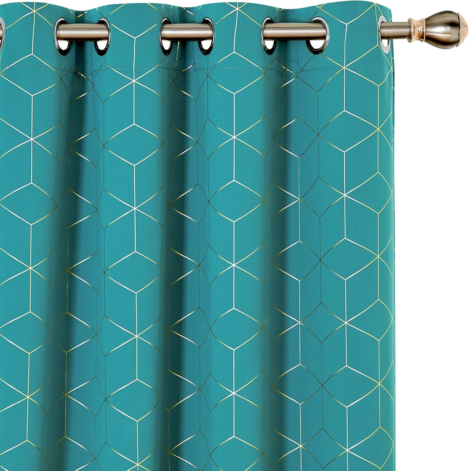 Deconovo Blackout Curtains, Unique Noise Reduction Curtains, Special Eyelet Curt...