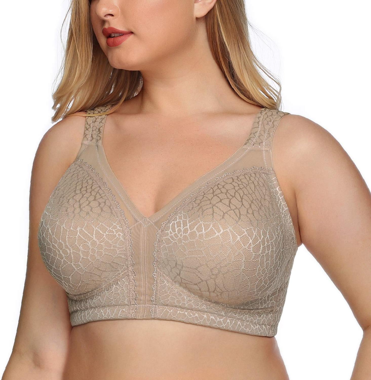 DotVol Women's Bra, Special Full Coverage Minimizer Bra, High-Quality Comfort Wi...