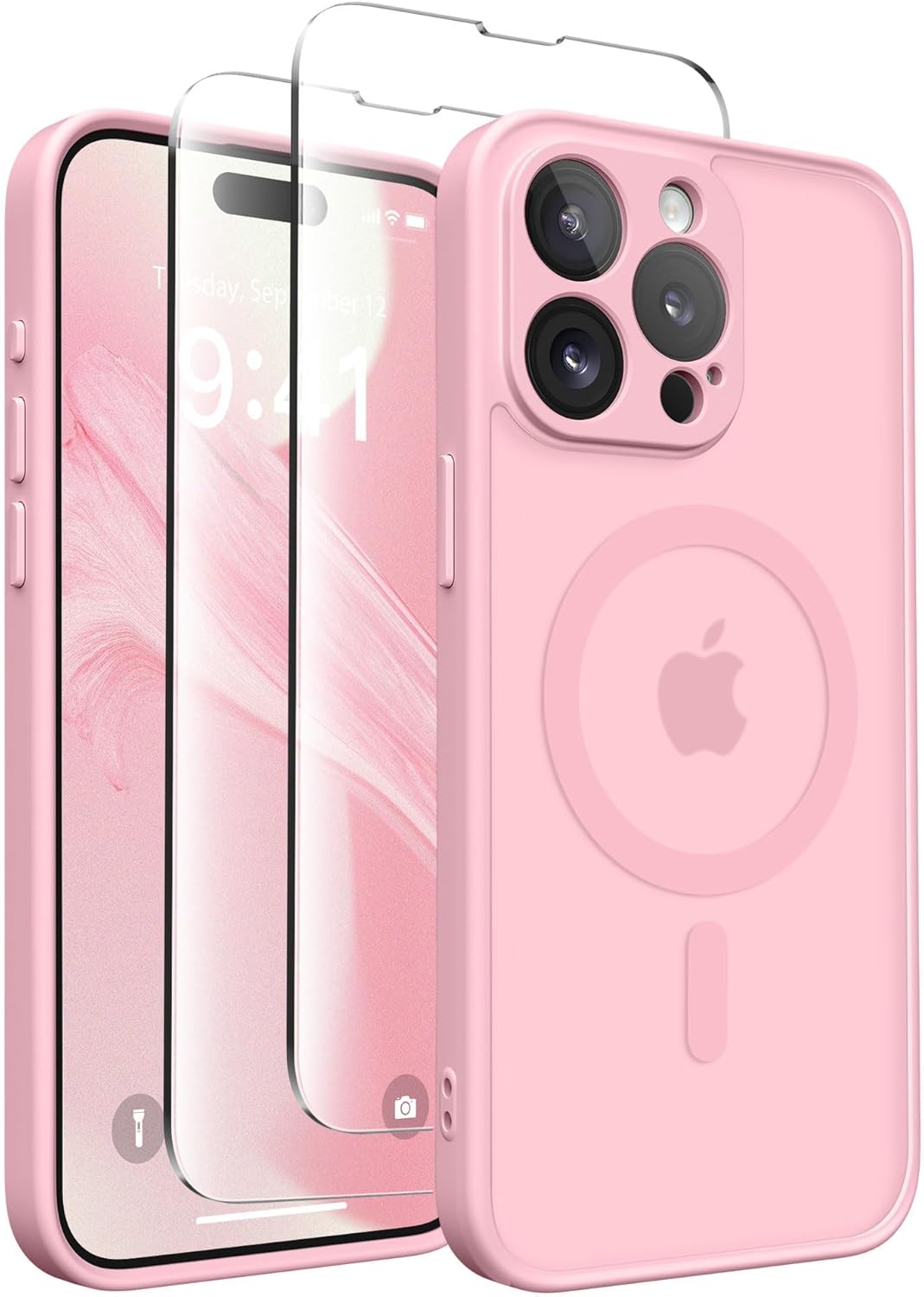 Magnetic for iPhone 15 Pro Max Case, [Compatible with MagSafe] [Full Camera Prot...