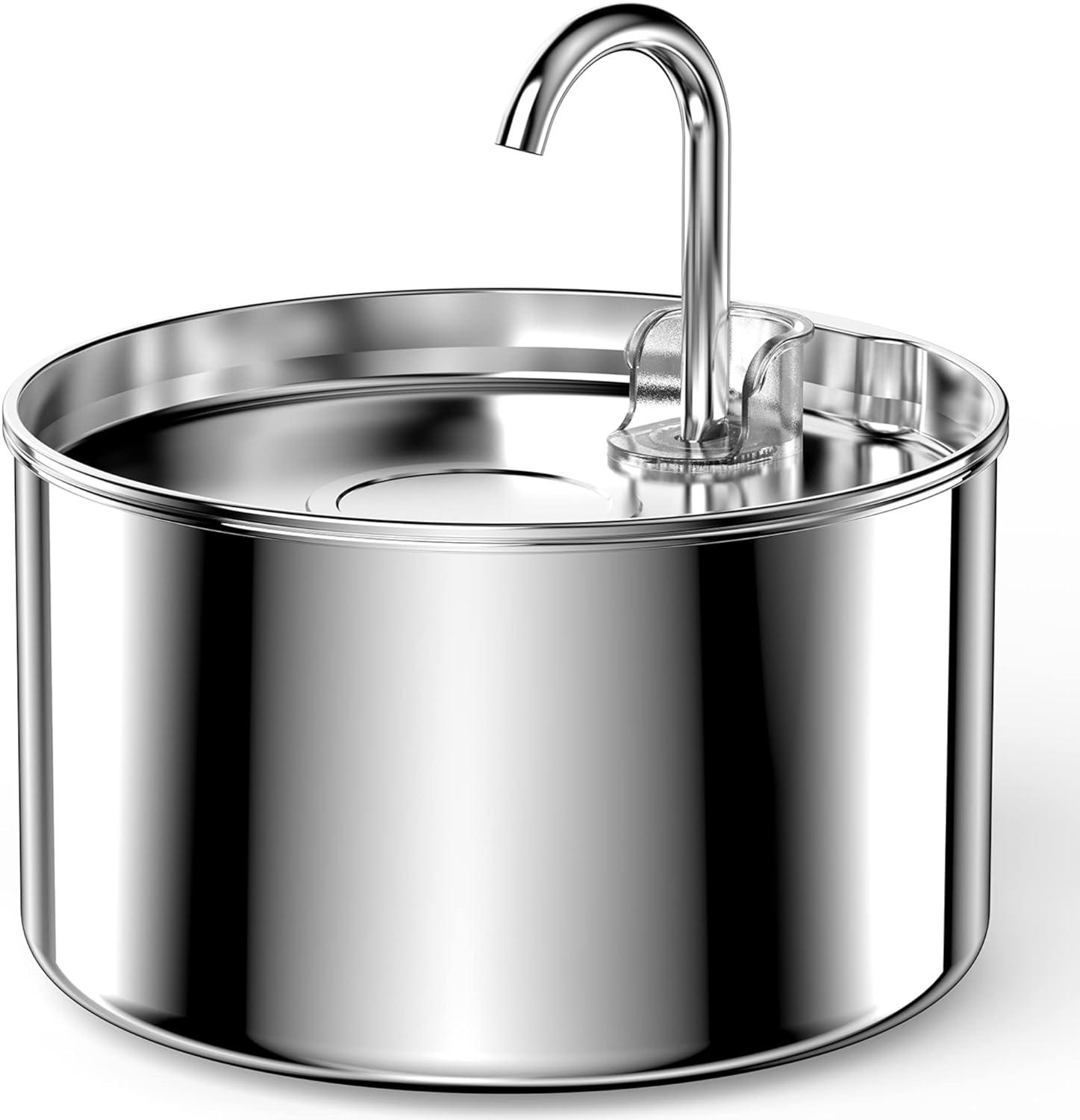 Stainless Steel Cat Water Fountain: Pet Fountains Indoor Metal Automatic Dispens...