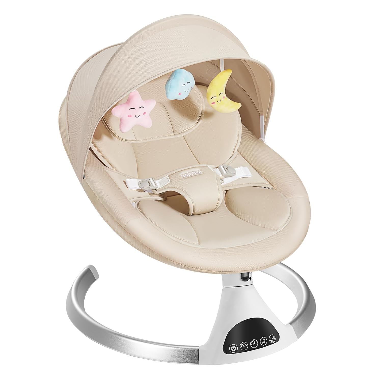HARPPA Electric Baby Swings for Infants to Toddler, Portable Babies Swing for Ne...