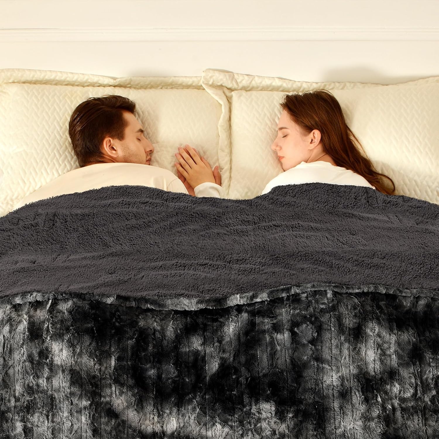 Bearhug Electric Blanket King Size 100"x 90" Heated Blanket Throw Dual Controlle...