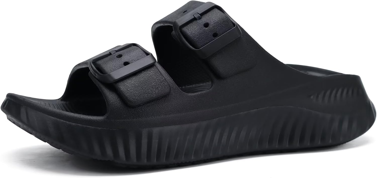 KuaiLu Womens Recovery Sandals With Comfortable Plantar Fasciitis Arch Support,...