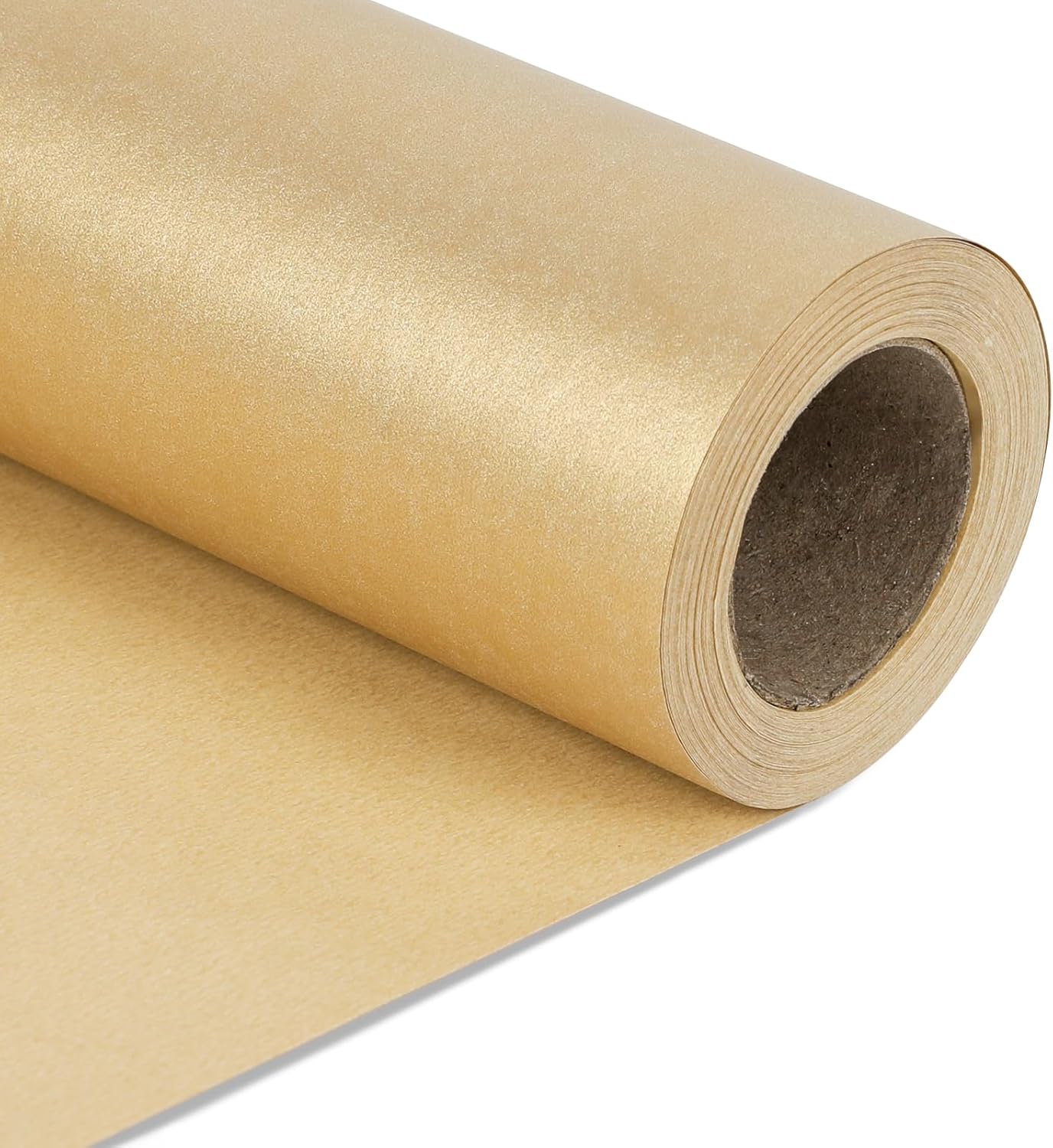 NESCCI Gold Matte Wrapping Paper,Solid Color Pearly-Lustre Paper,Gift Wrapping P...