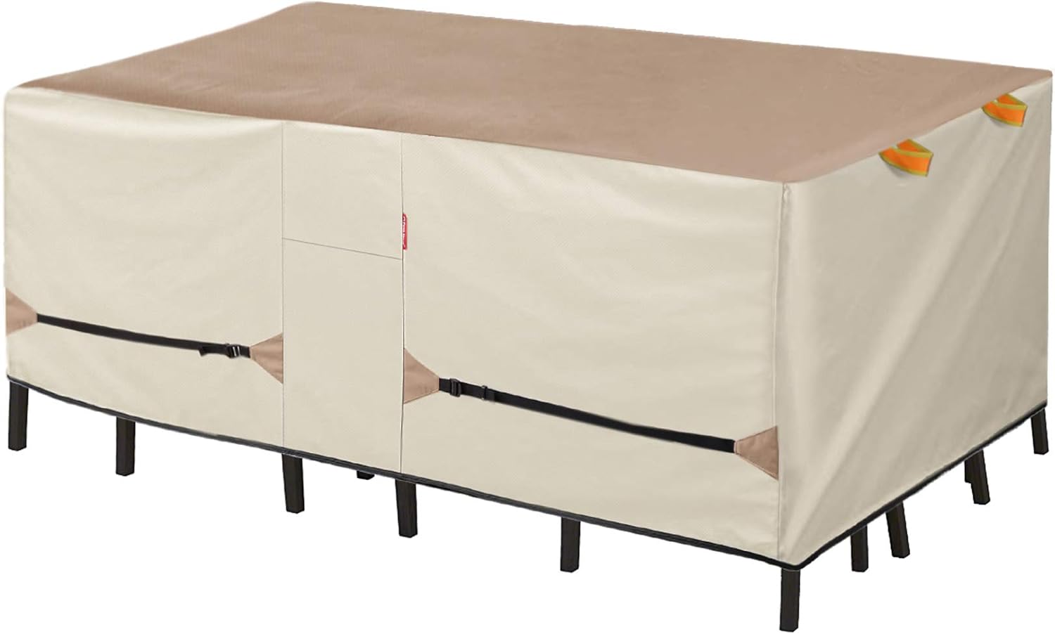 Porch Shield Patio Table Cover - Waterproof Outdoor Dining Table and Chairs Furn...