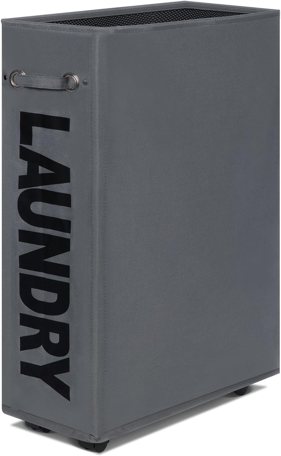 Caroeas 55L Rolling Slim Laundry Basket, Special Collapsible Laundry Hamper with...