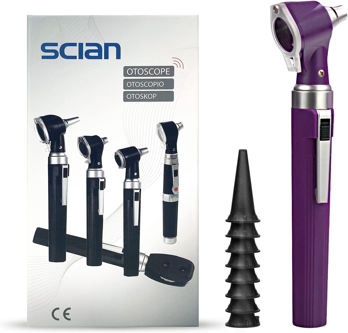 High-Quality Scian Otoscope, Special Ear Scope with Light, Innovative Ear Infect...